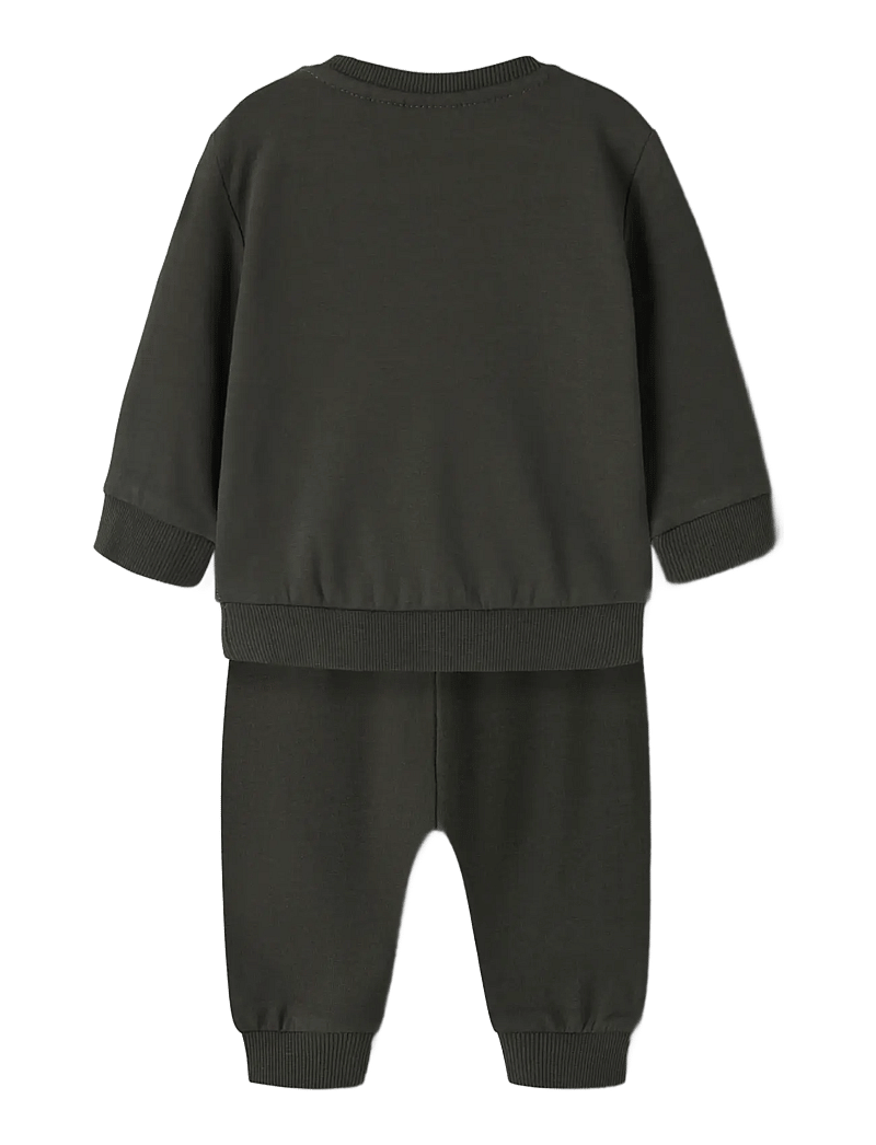 name it - NBMVONNE LS SWEAT BOX BRU SET - joggingsæt - peat - 1