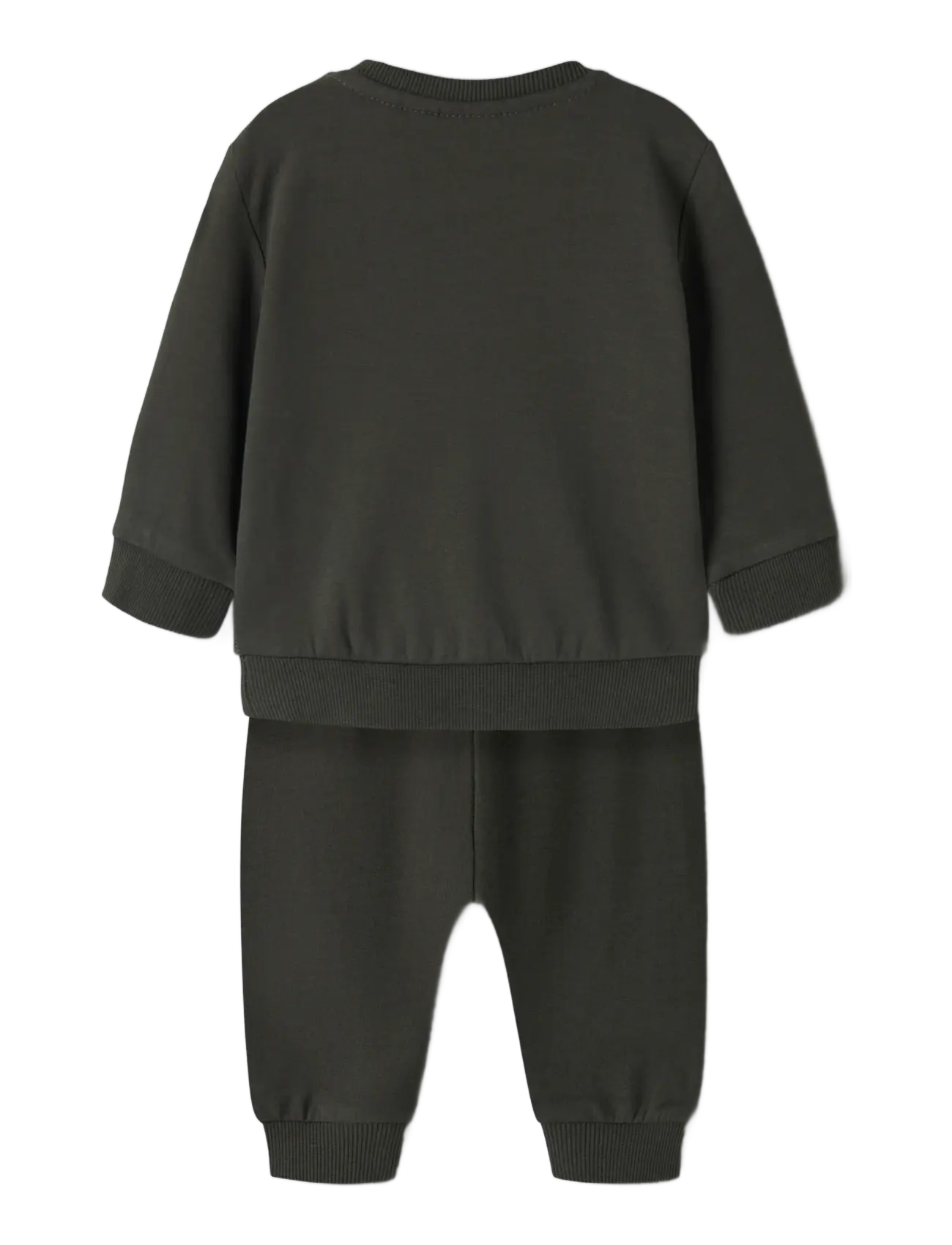 name it - NBMVONNE LS SWEAT BOX BRU SET - verryttelypuvut - peat - 1