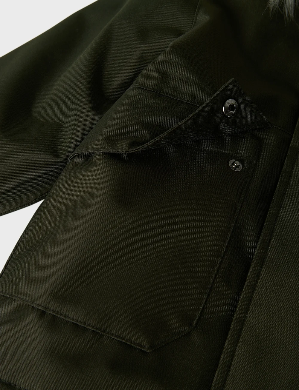 name it - NMMMILLO PARKA JACKET LONG FO NOOS - parkas - rosin - 2