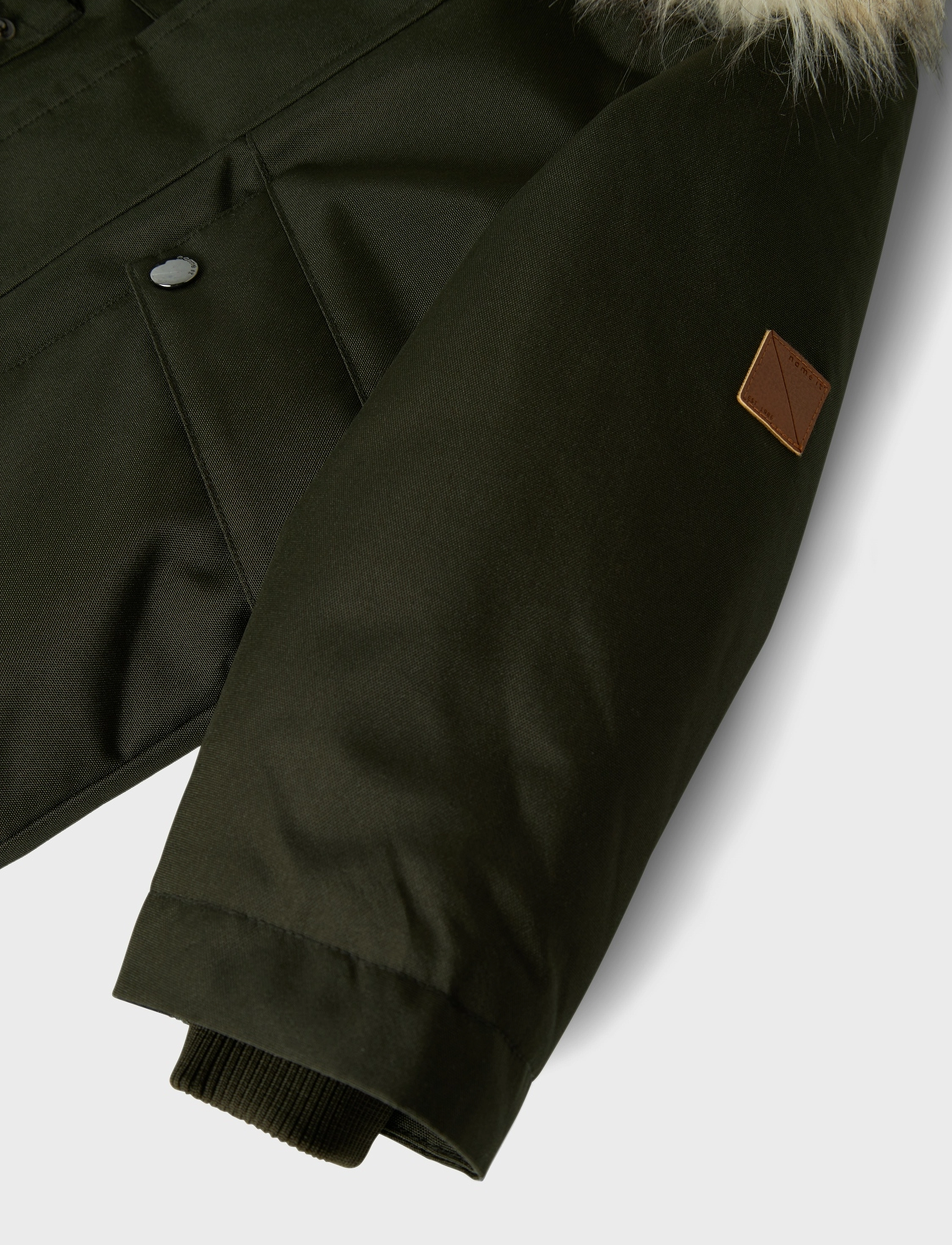name it - NMMMILLO PARKA JACKET LONG FO NOOS - rosin - 3