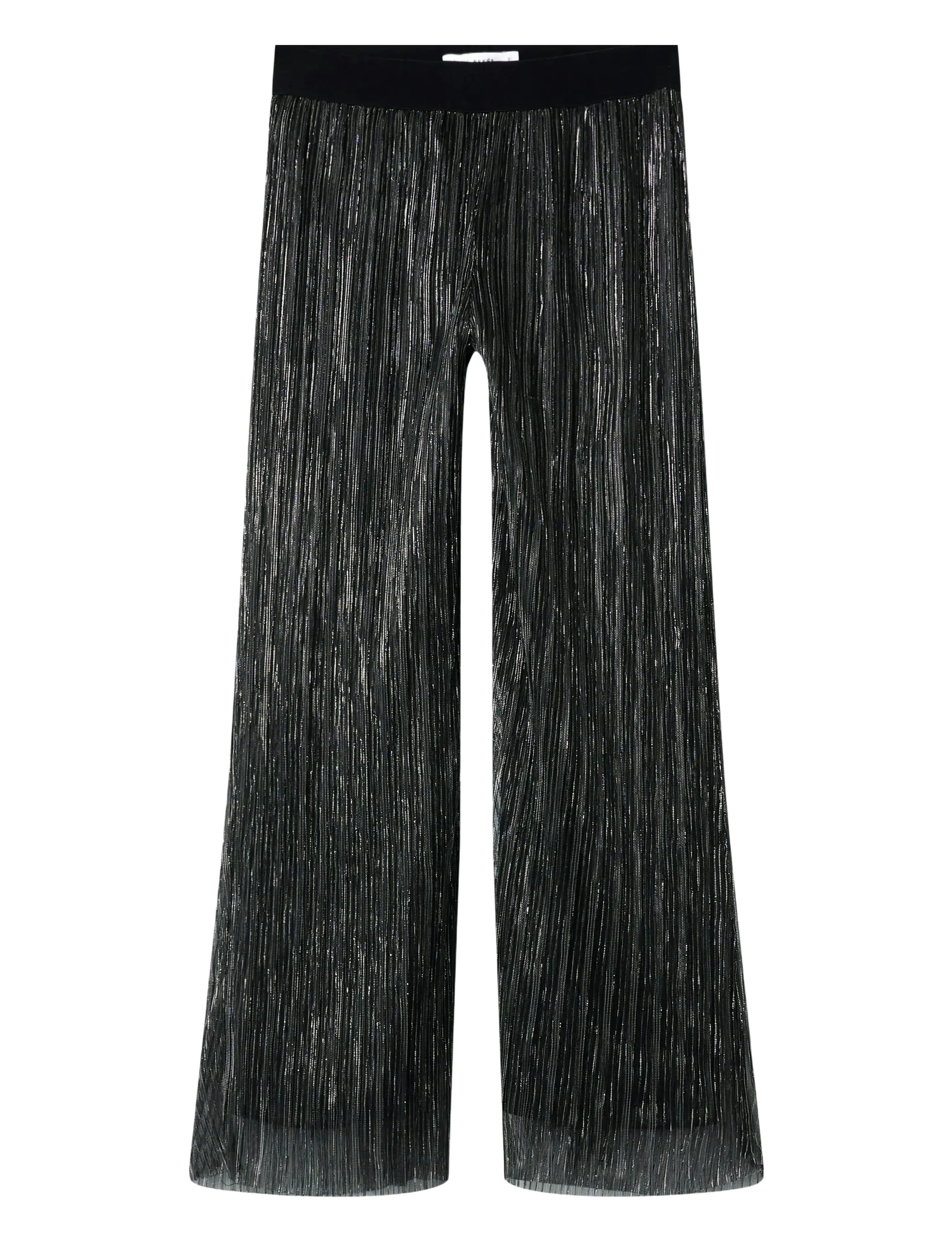 name it NKFVIVIUN WIDE PANT - Tøj - BLACK / black