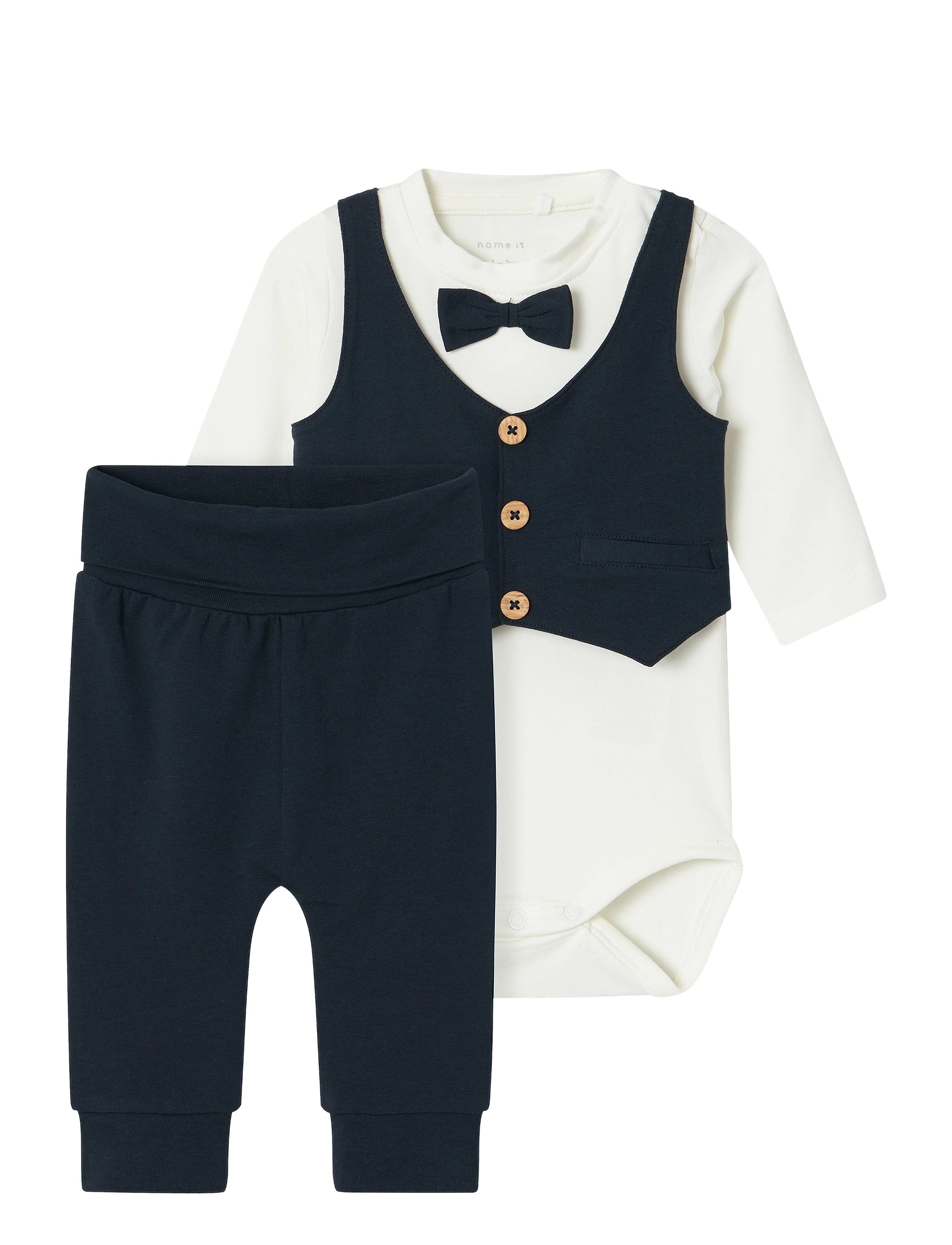 name it - NBMADAM LS BODY SET NOOS - sett med bodys - dark sapphire - 1