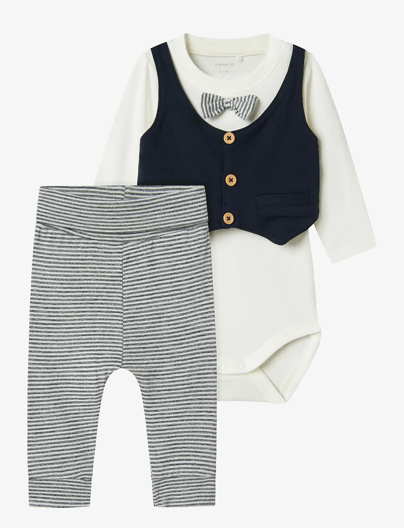 name it - NBMADAM LS BODY SET NOOS - set med body - dark sapphire - 0