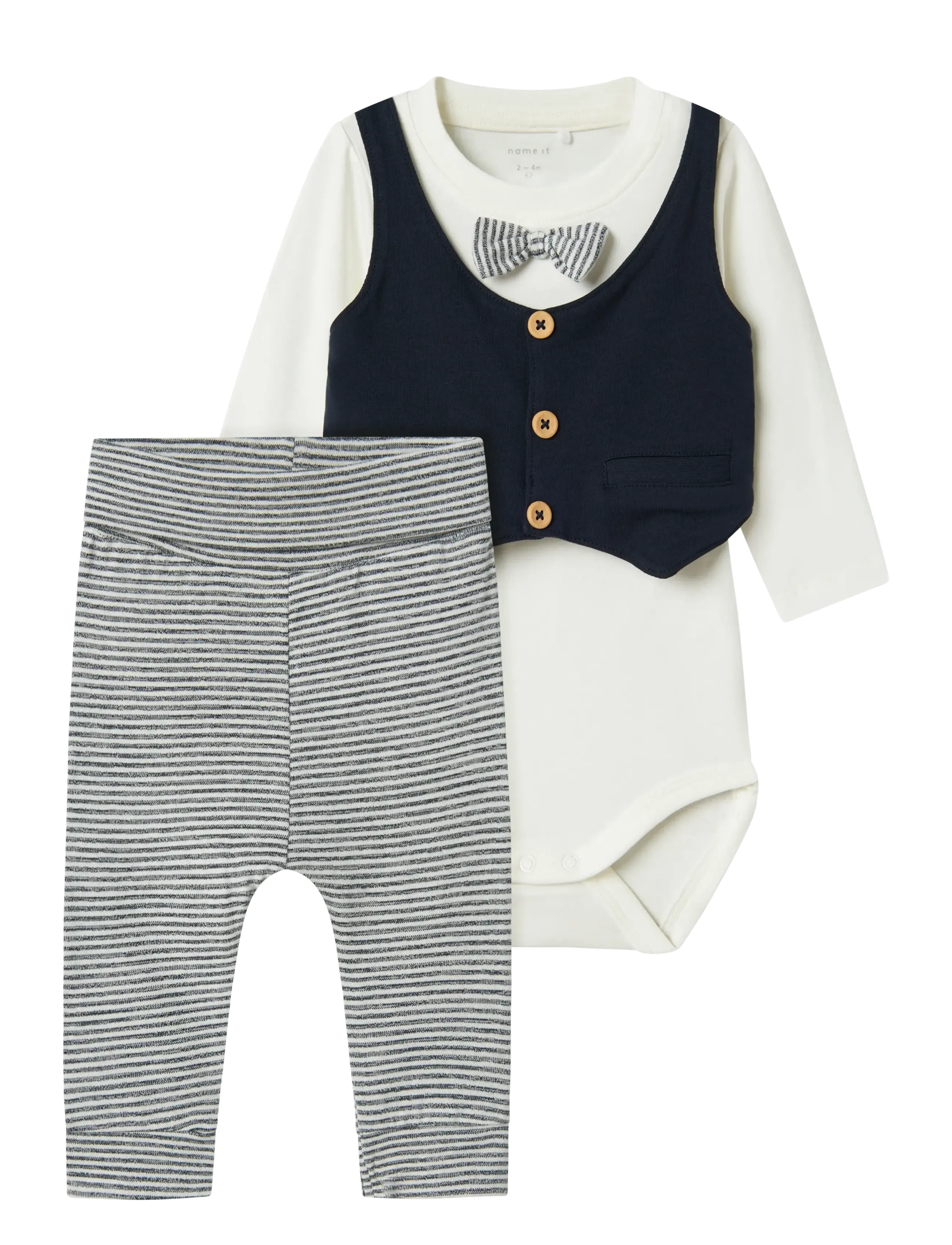 name it NBMADAM LS BODY SET NOOS - Sets - DARK SAPPHIRE / multi