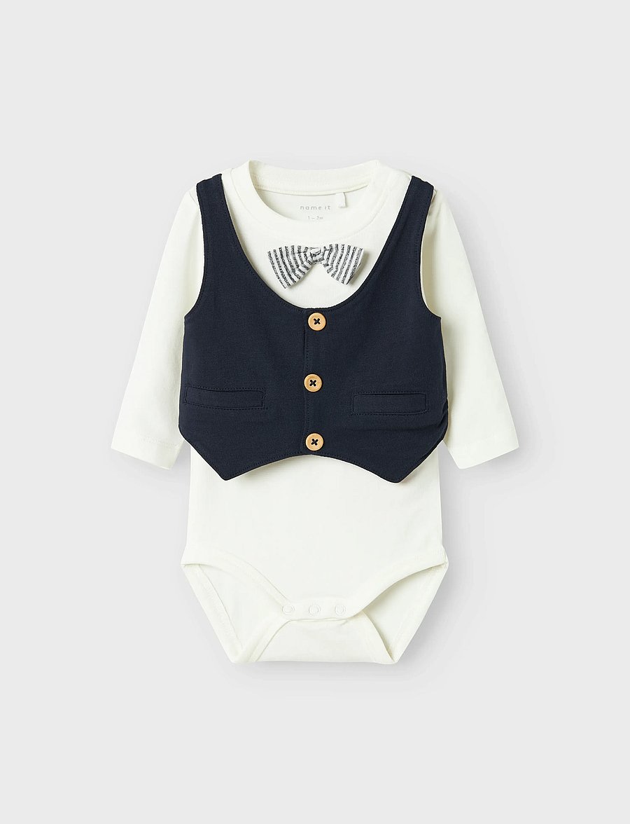 name it - NBMADAM LS BODY SET NOOS - set med body - dark sapphire - 2