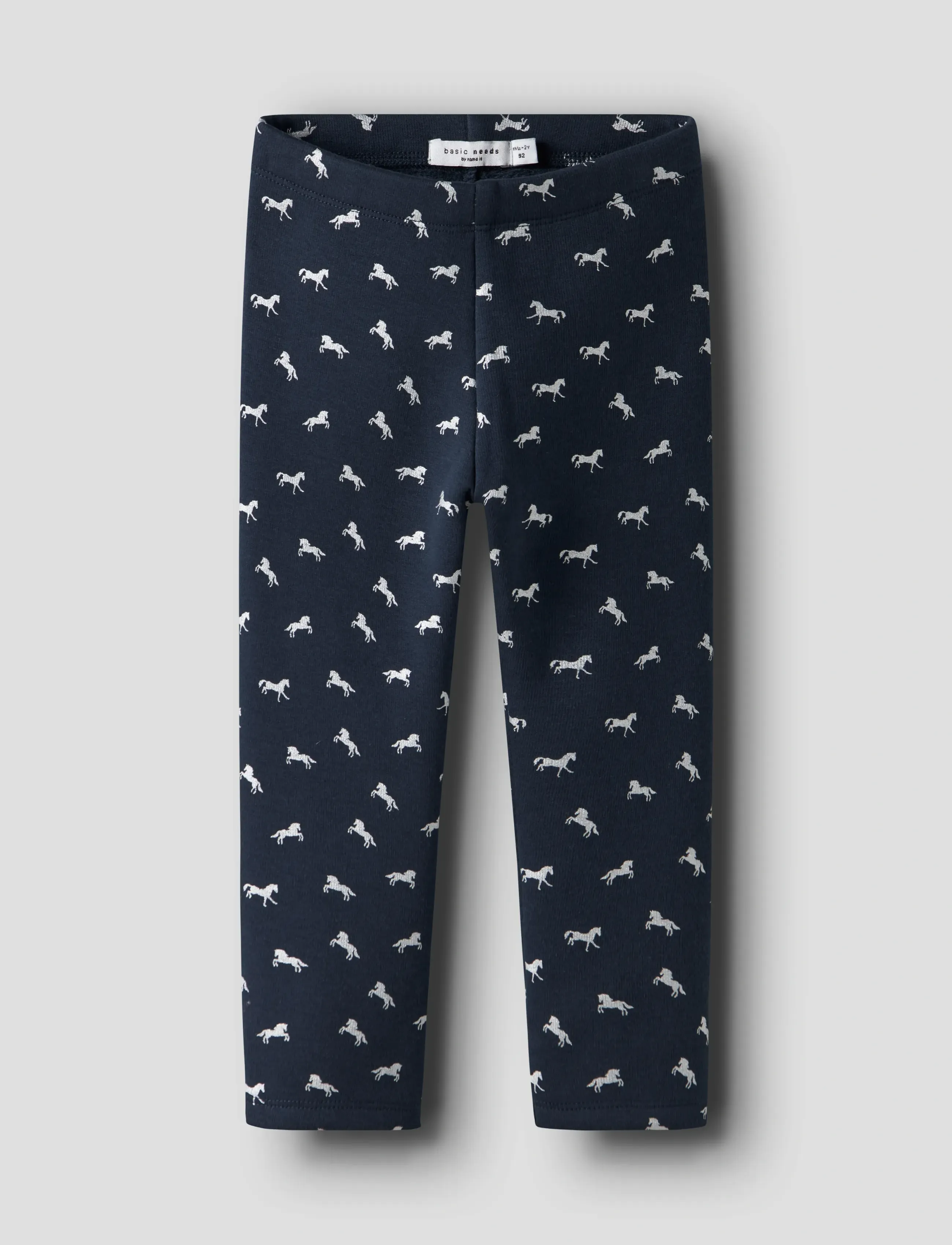 name it - NMFTAVINA SWEAT FLEECE LEGGING BRU NOOS - timpės - dark sapphire - 4