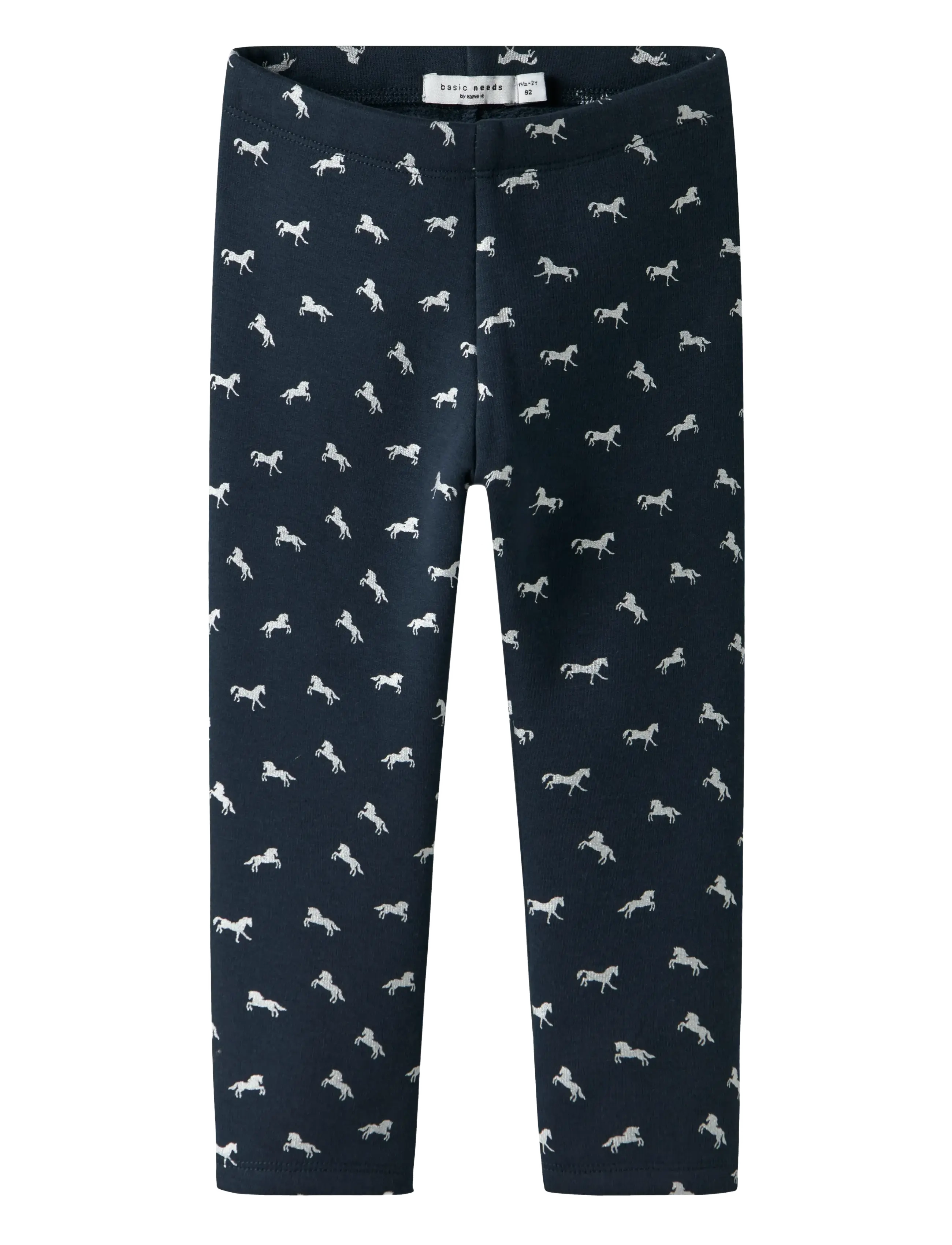 name it - NMFTAVINA SWEAT FLEECE LEGGING BRU NOOS - timpės - dark sapphire - 2