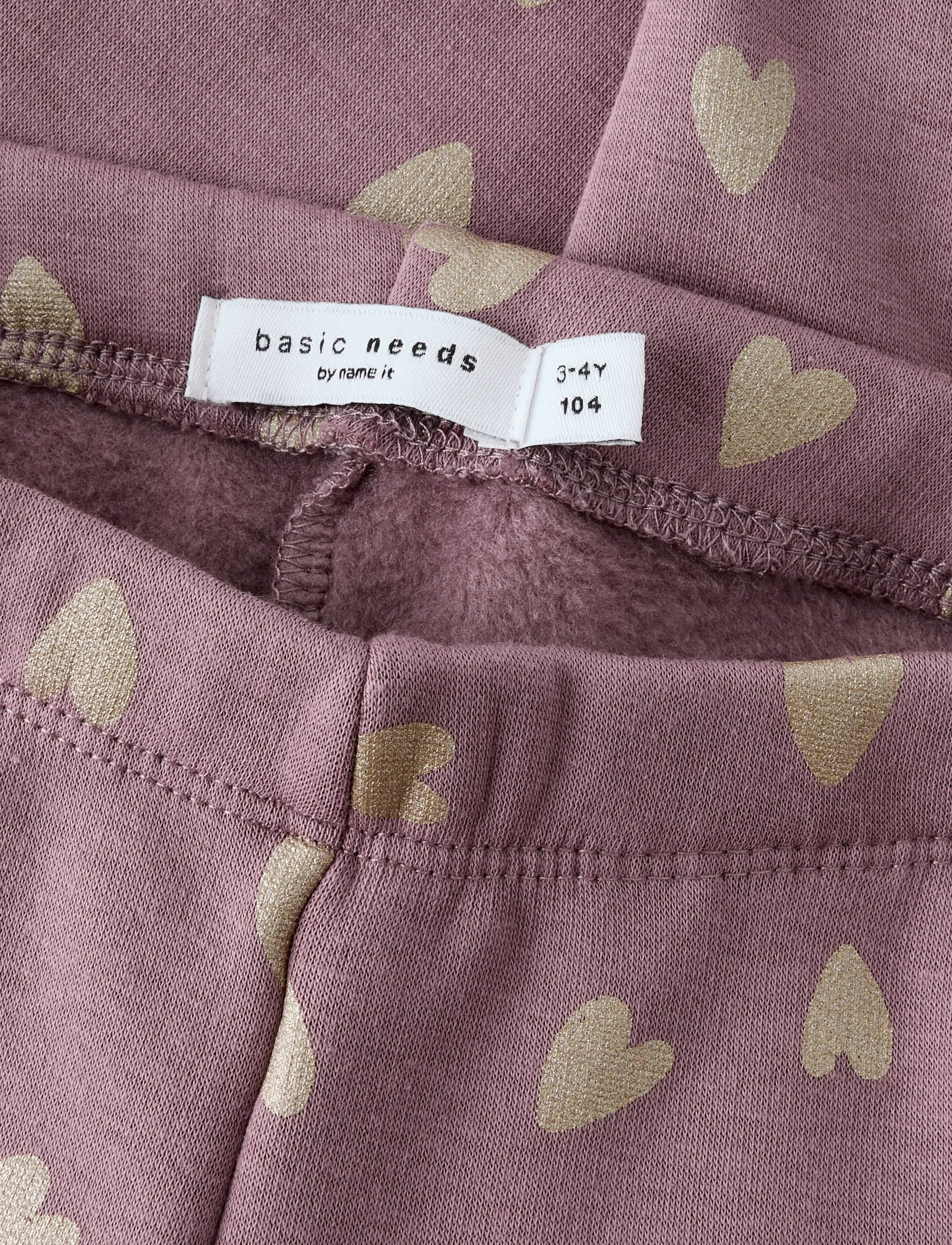 name it NMFTAVINA SWEAT FLEECE LEGGING BRU NOOS - Leggings - GRAPE SHAKE / purple