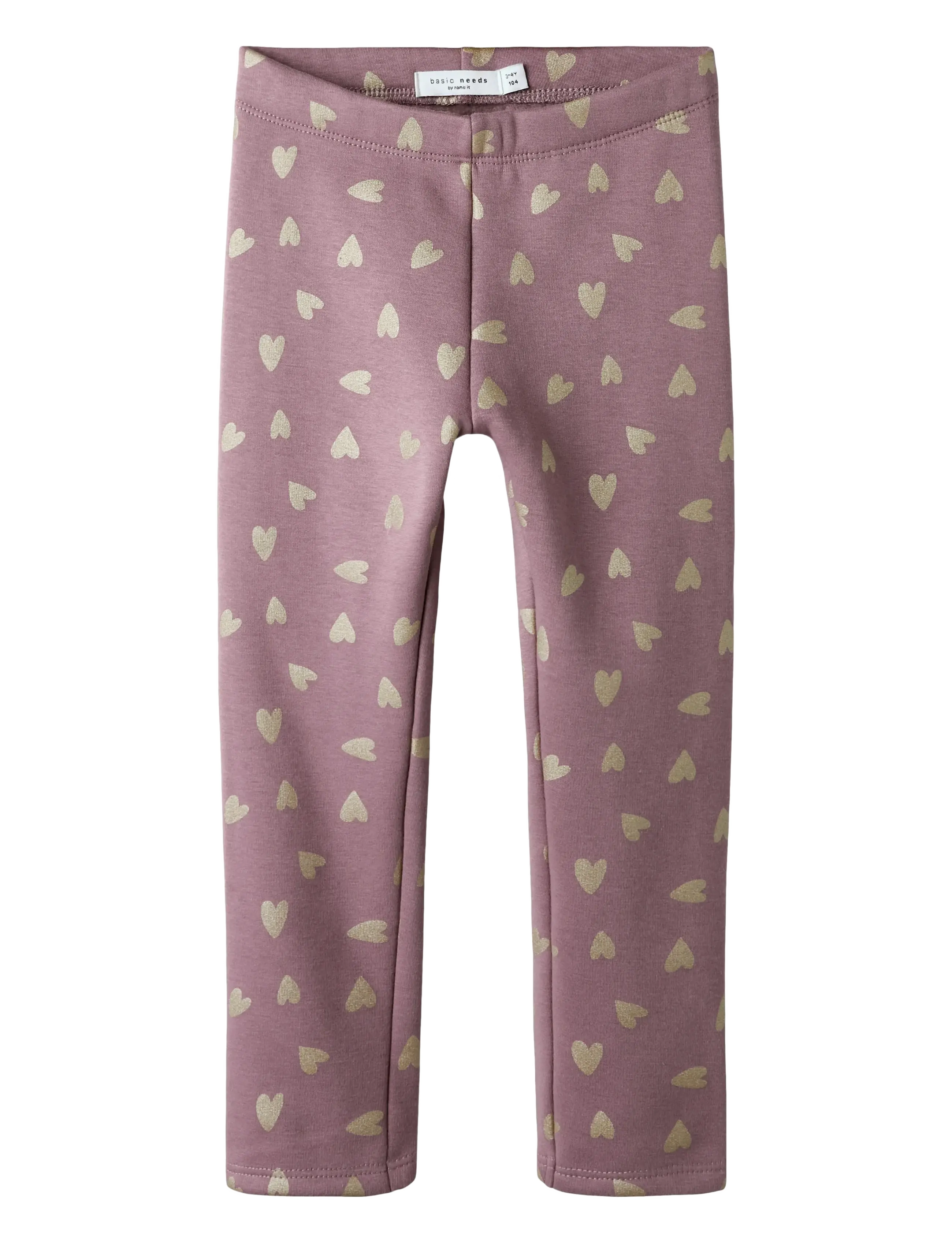 name it NMFTAVINA SWEAT FLEECE LEGGING BRU NOOS - Kläder - GRAPE SHAKE / purple