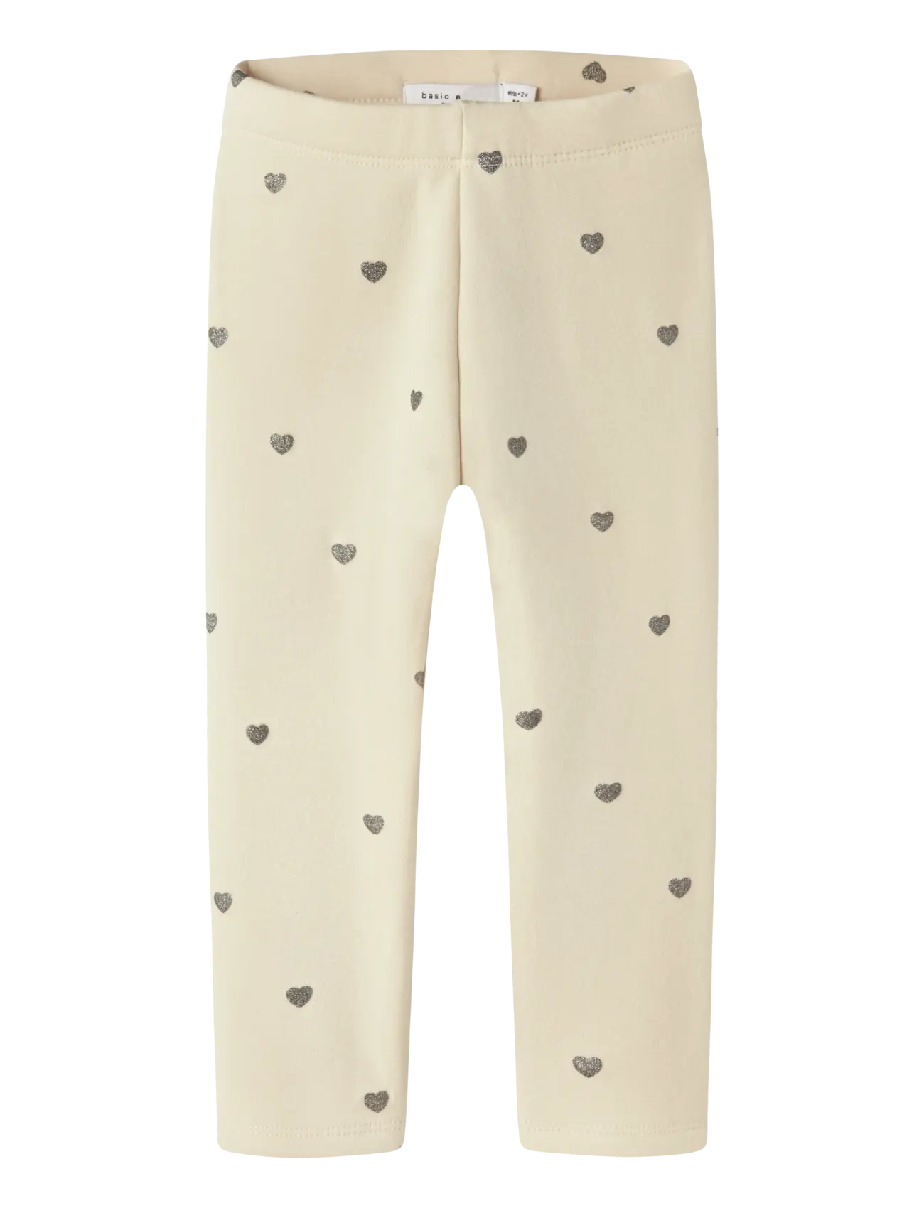 name it NMFTAVINA SWEAT FLEECE LEGGING BRU NOOS - Kläder - SUMMER SAND / cream