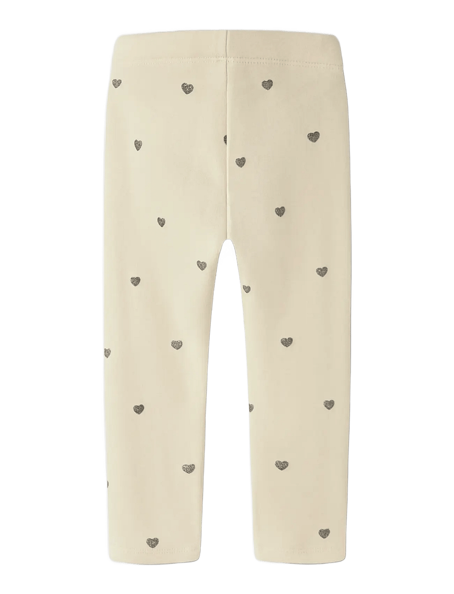 name it - NMFTAVINA SWEAT FLEECE LEGGING BRU NOOS - leggings - summer sand - 2
