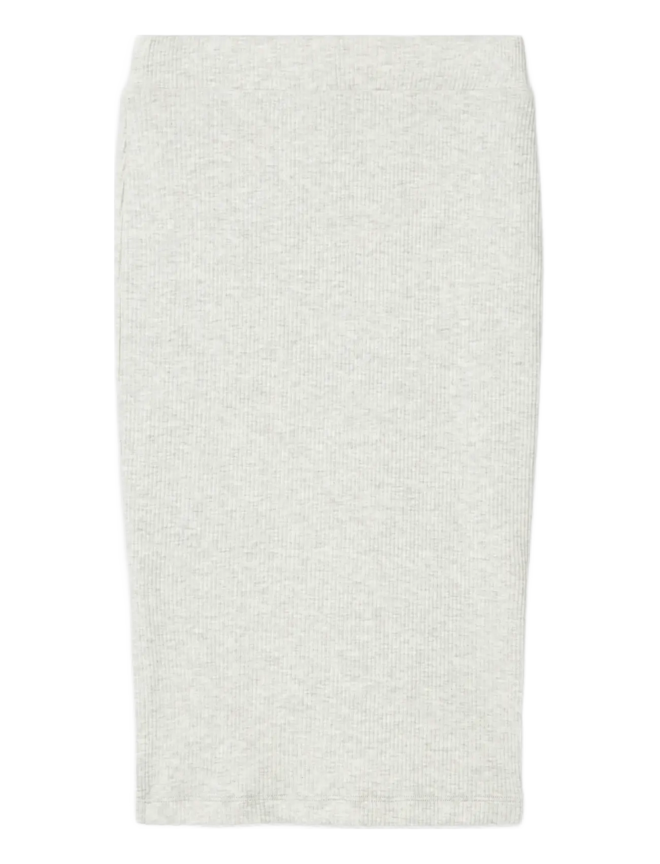 name it - NKFHELJAYA XSL LONG SKIRT - light grey melange - 1