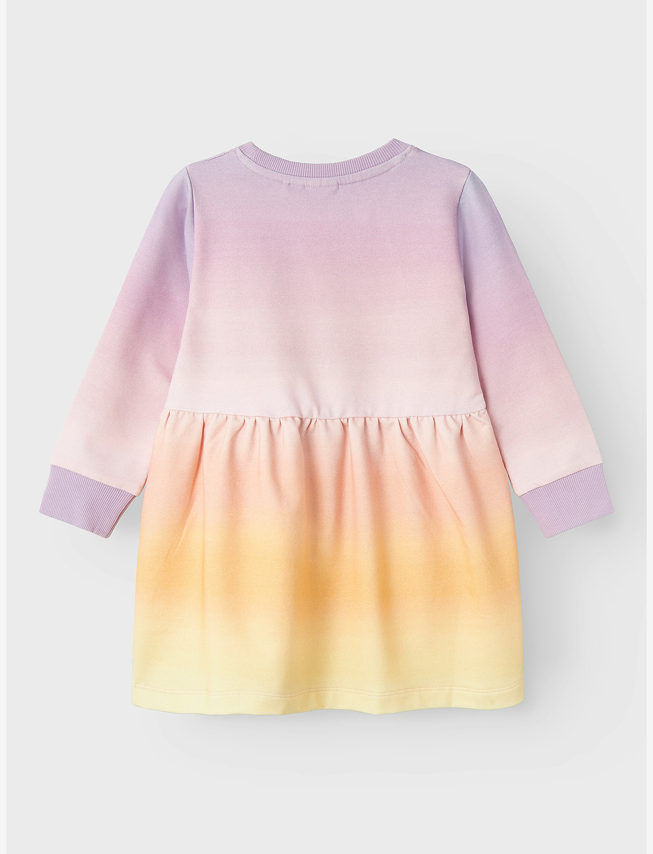 name it - NMFDIRAINBOW LS SWE DRESS UNB - festival bloom - 1