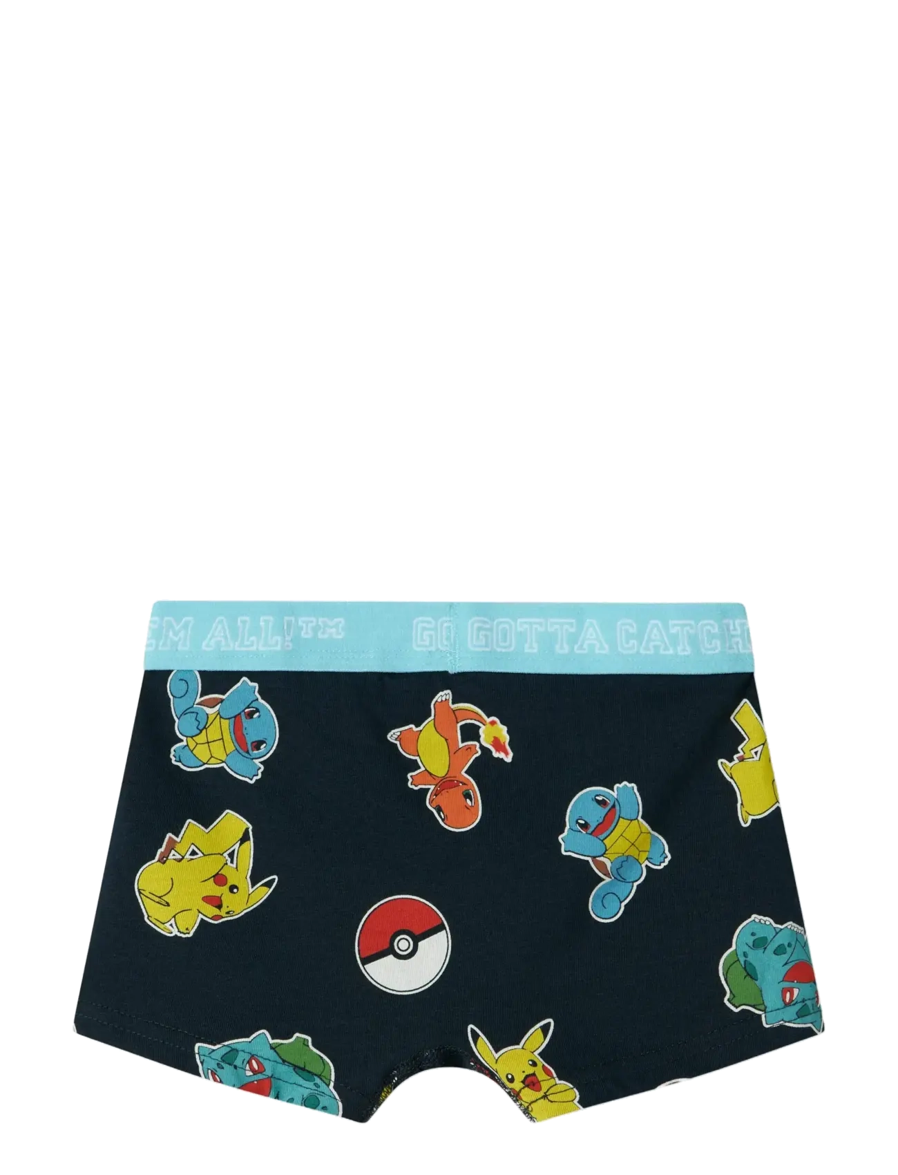 name it - NKMASGAR POKEMON 2P BOXER NOOS SKY - underpants - black - 2