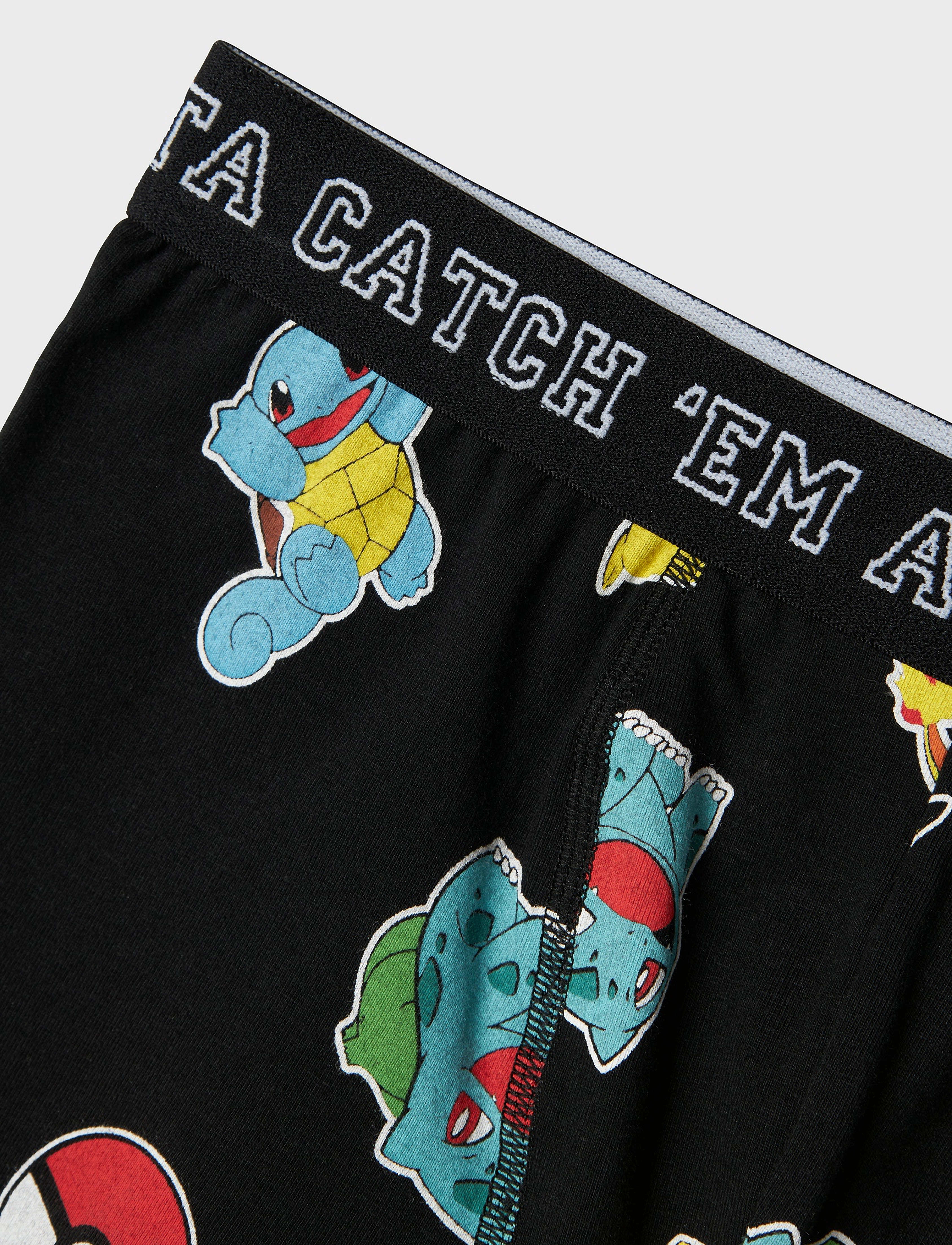 name it - NKMASGAR POKEMON 2P BOXER NOOS SKY - apakšbikses - black - 3