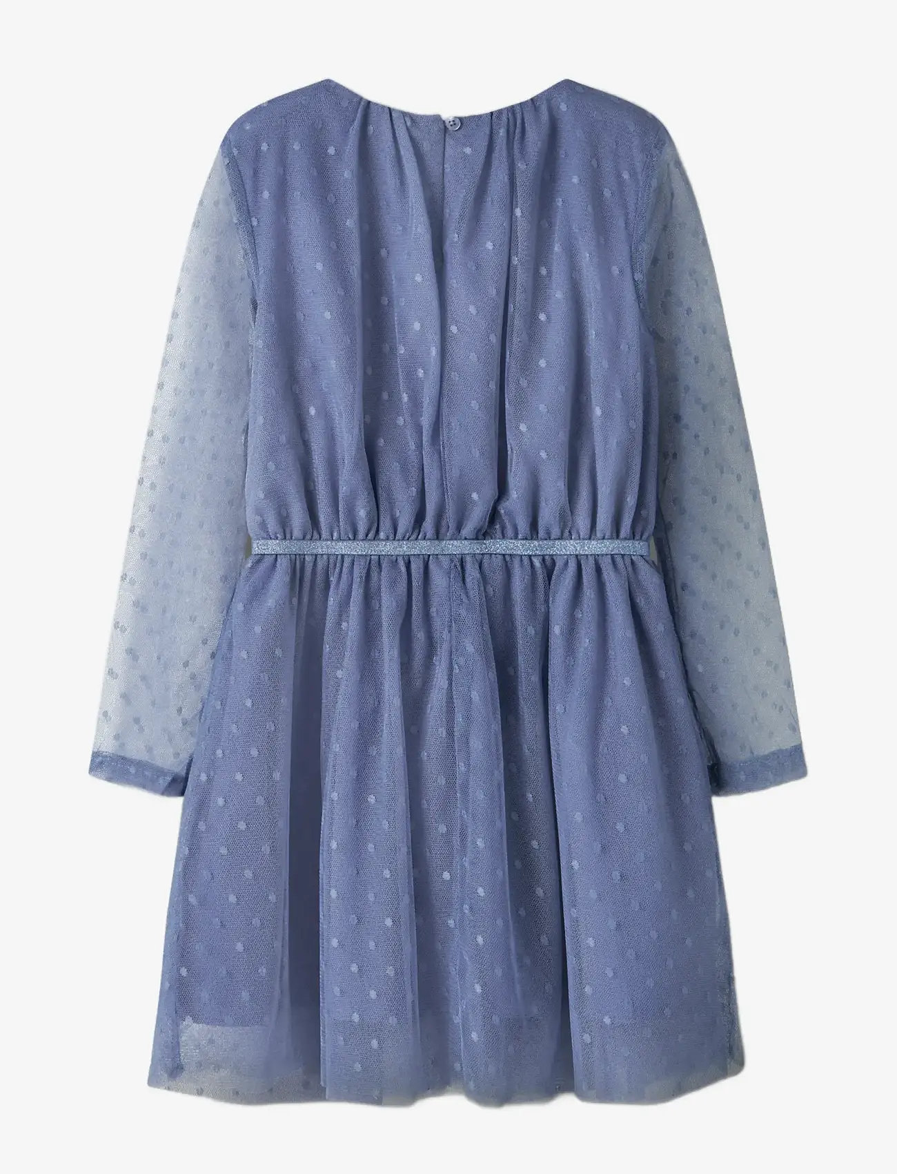 name it - NKFVABOS LS DRESS NOOS - festkjoler - blue ice - 1
