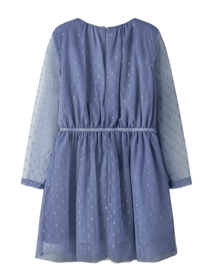 name it - NKFVABOS LS DRESS NOOS - partíkjólar - blue ice - 1