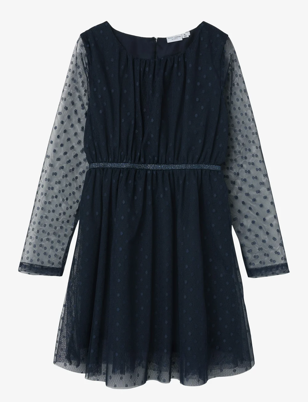 name it - NKFVABOS LS DRESS NOOS - festkjoler - dark sapphire - 1