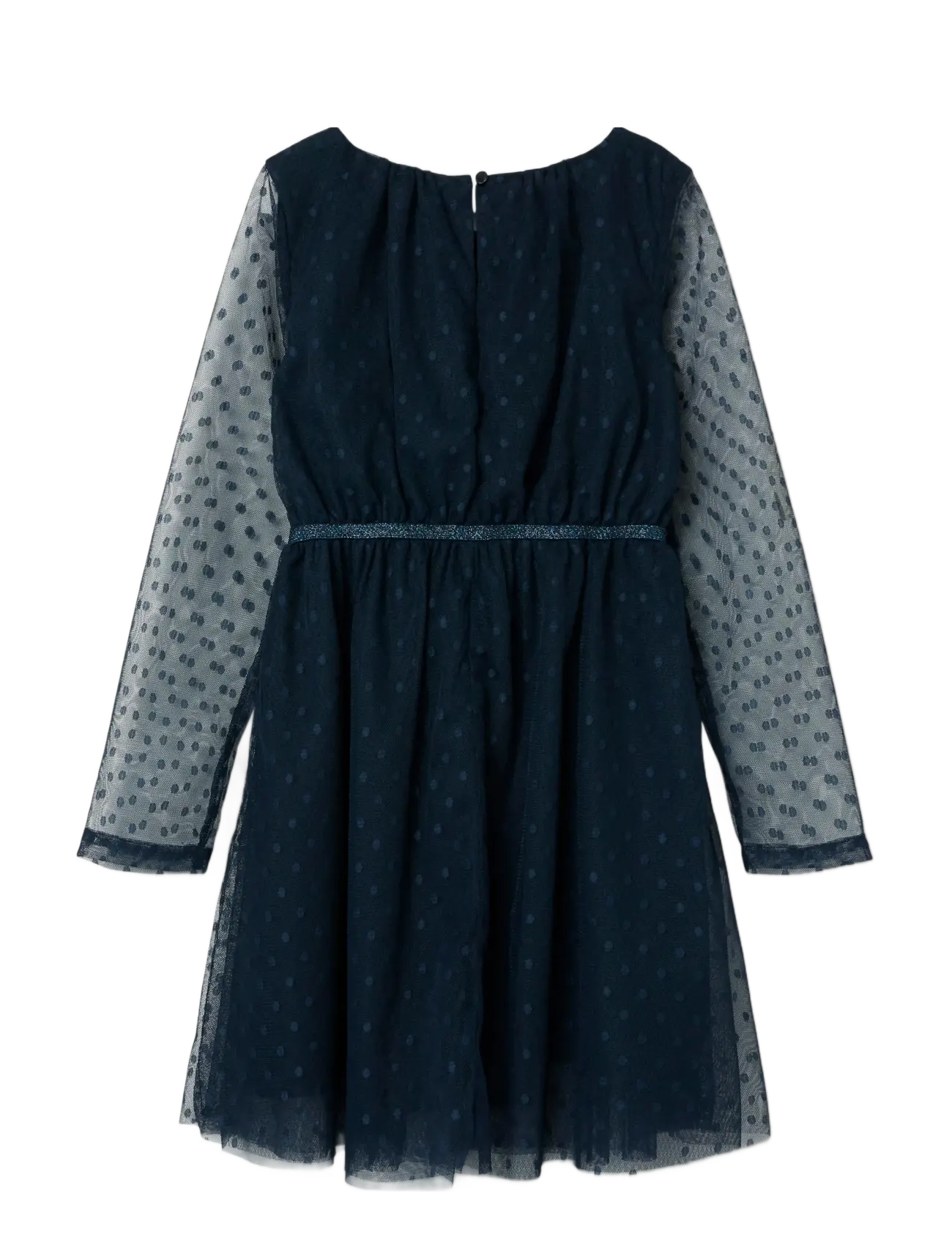name it - NKFVABOS LS DRESS NOOS - partykleider - dark sapphire - 2