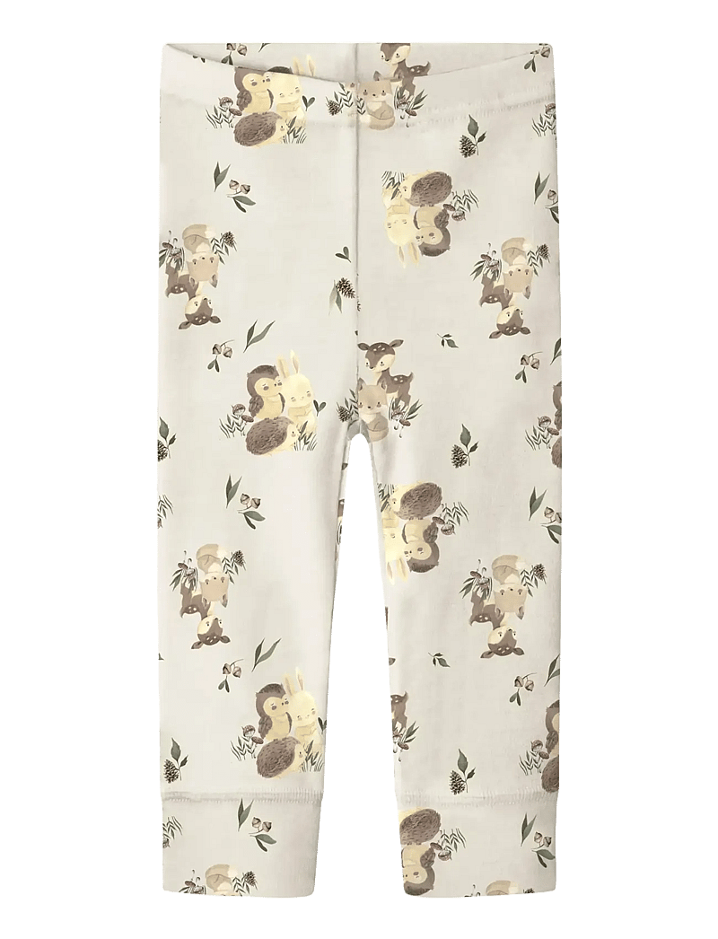 name it - NBNWILLU WOOL LEGGING - alusriided beebidele - snow white - 0