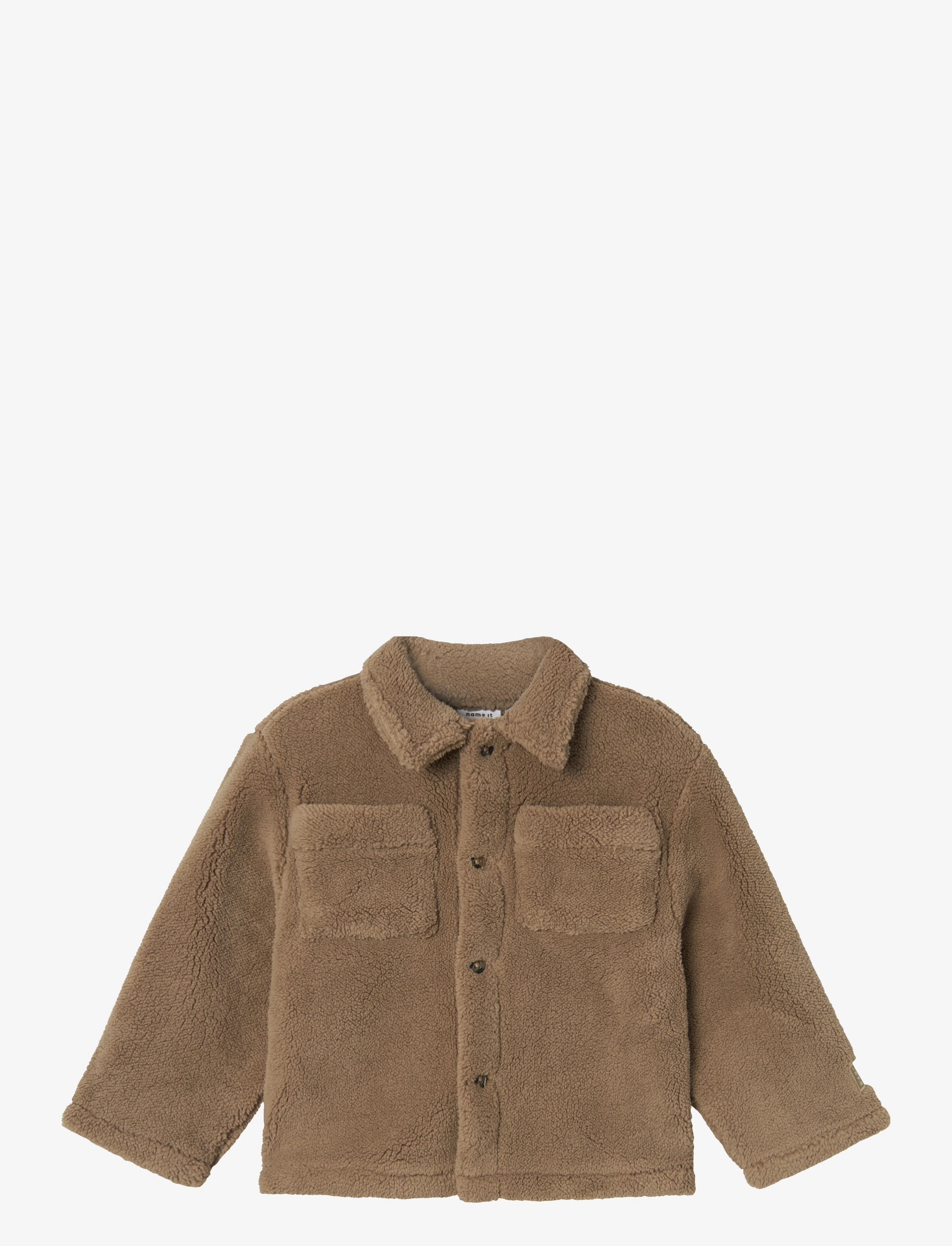 NMMNERAN TEDDY OVERSHIRT - ROASTED CASHEW