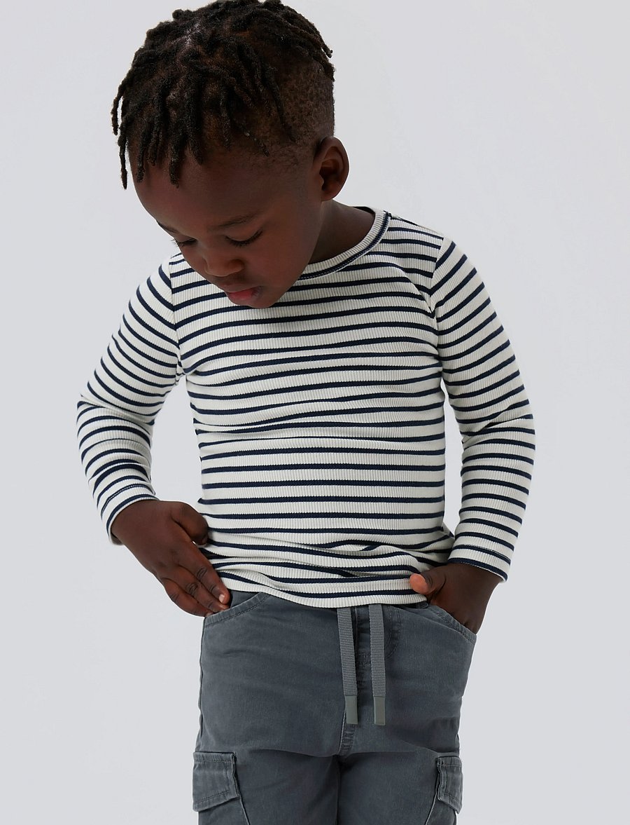 name it - NMNBANI LS XSL TOP NOOS - langærmede t-shirts - dark sapphire - 0
