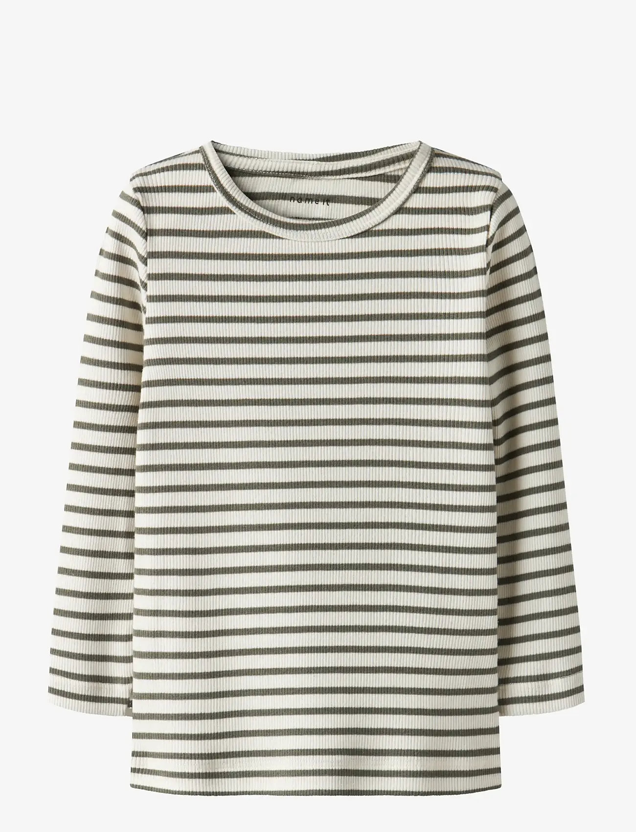 name it - NMNBANI LS XSL TOP NOOS - langærmede t-shirts - dusty olive - 0