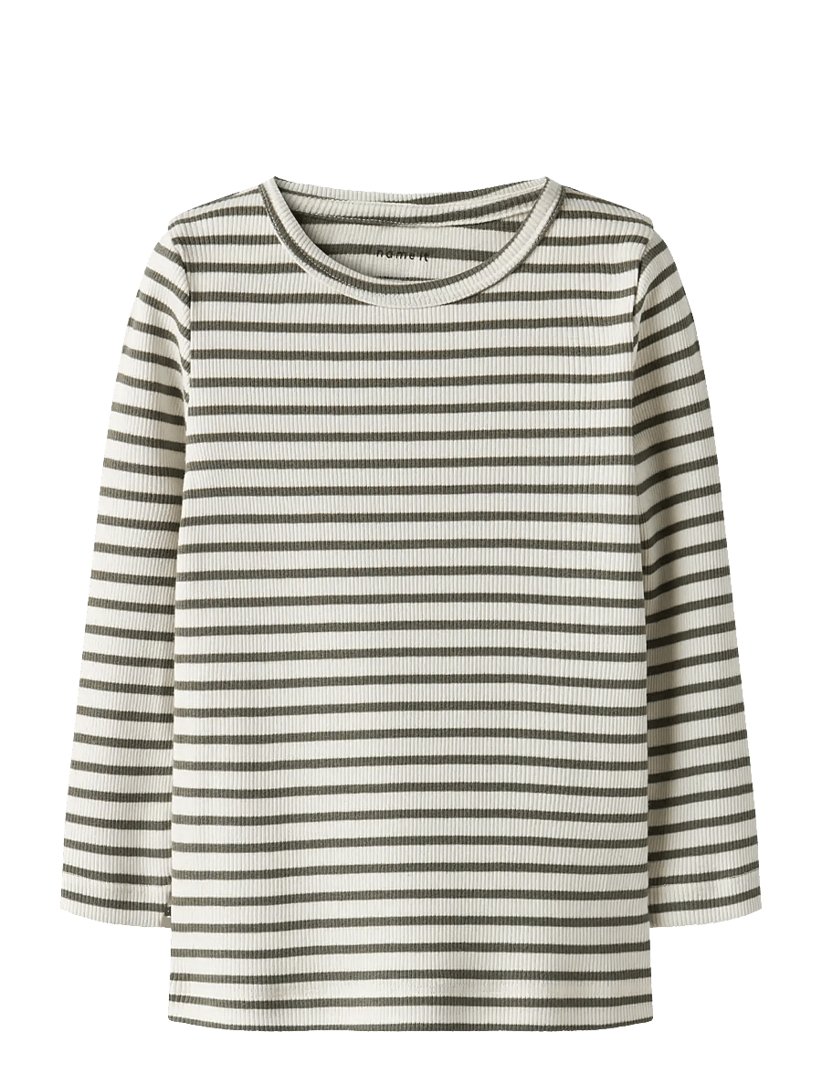 name it - NMNBANI LS XSL TOP NOOS - långärmade t-shirts - dusty olive - 0