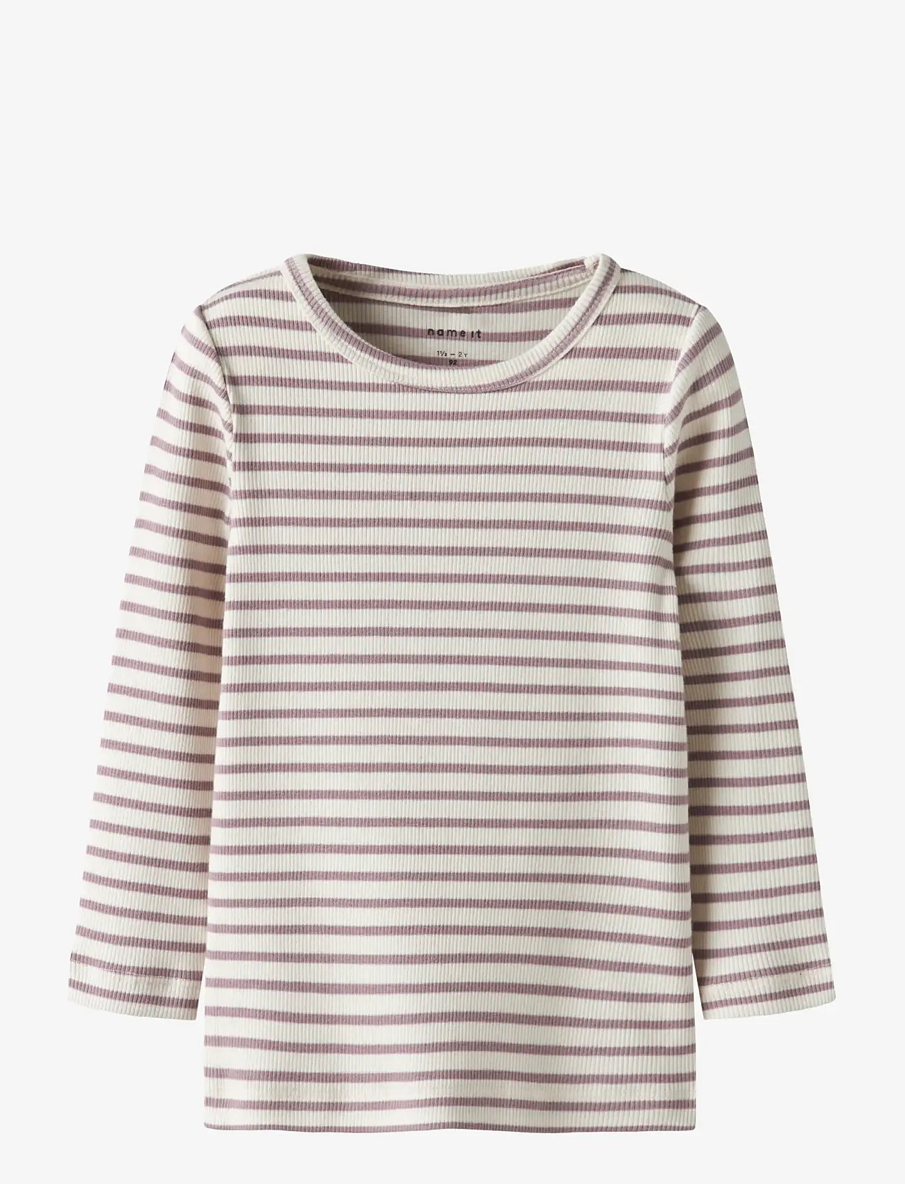 name it - NMNBANI LS XSL TOP NOOS - langærmede t-shirts - elderberry - 0