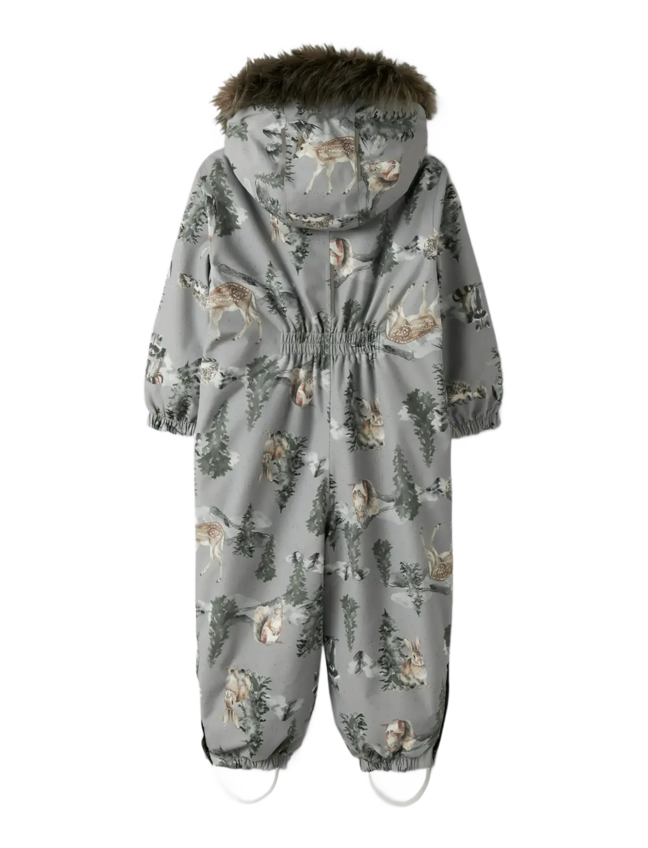 name it - NMNSNOW10 SUIT AOP FO - schneeanzug - ultimate grey - 2