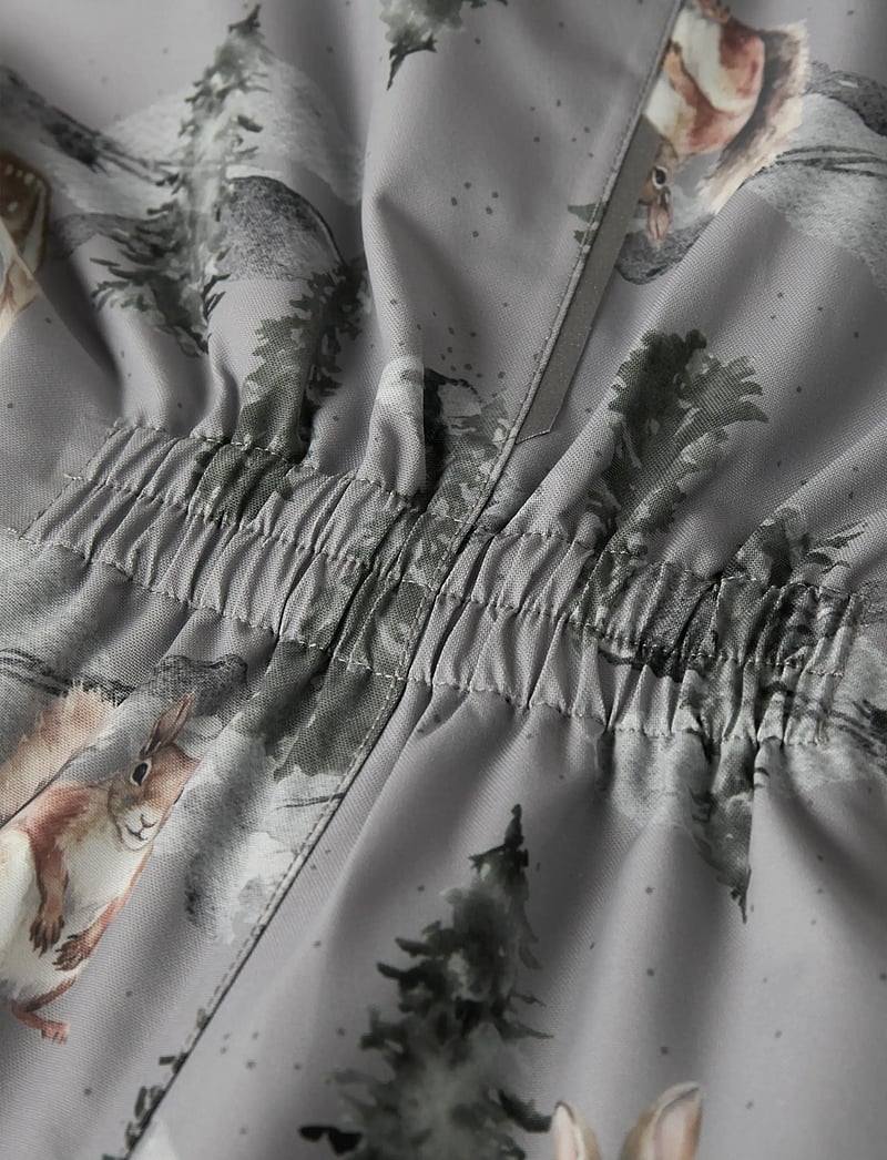 name it - NMNSNOW10 SUIT AOP FO - talvihaalarit - ultimate grey - 5