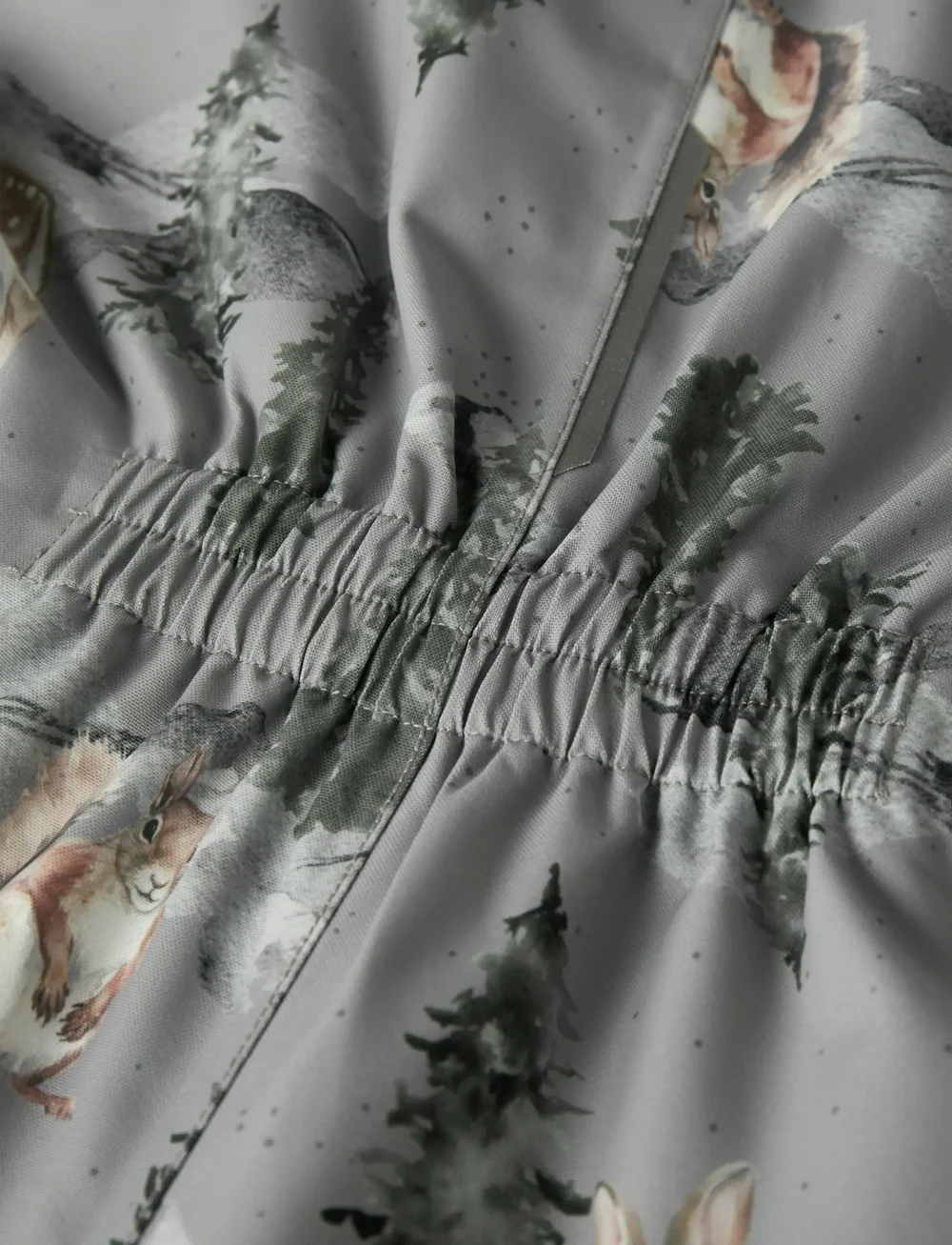 name it - NMNSNOW10 SUIT AOP FO - vinterdress - ultimate grey - 4