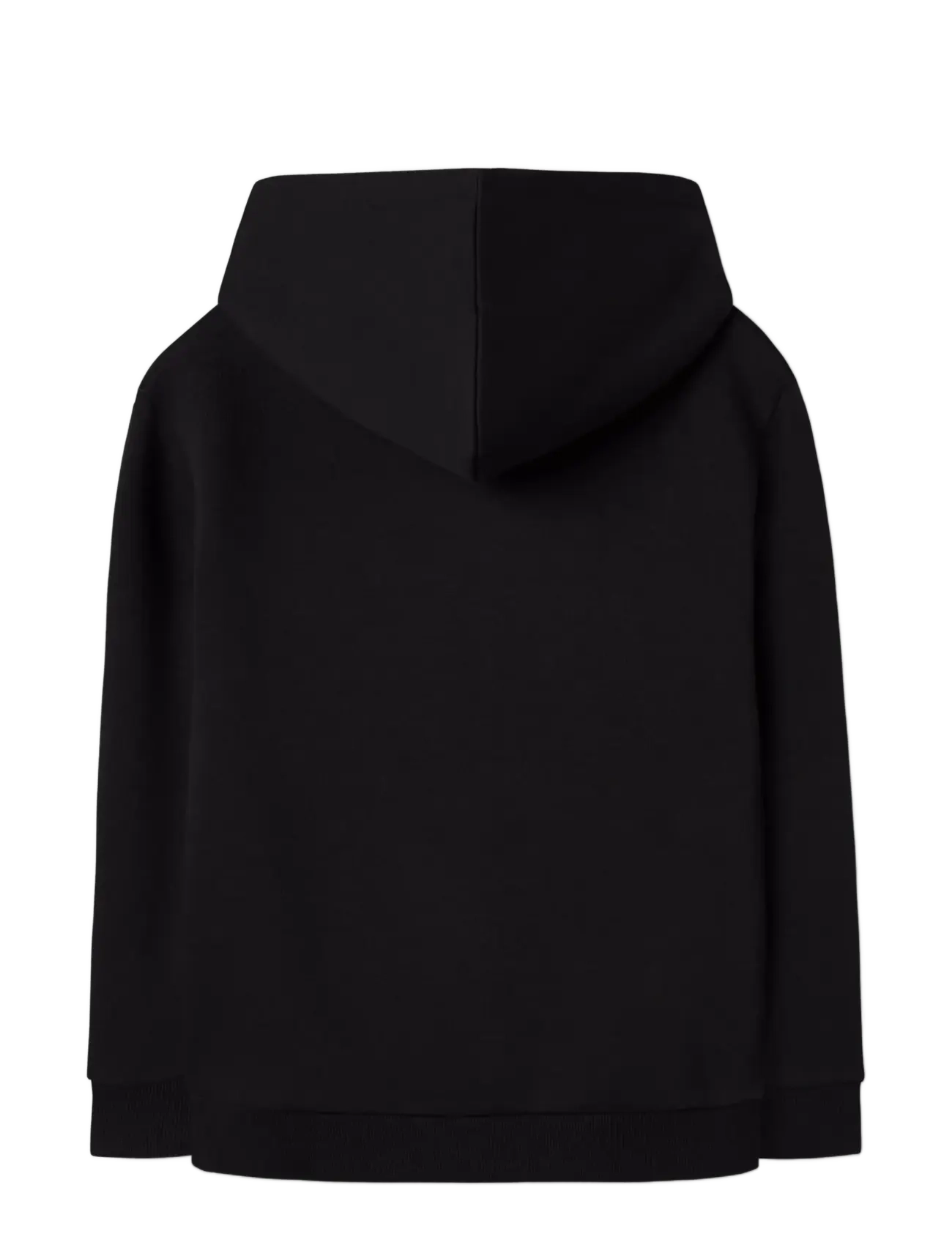name it - NKMBRODY LS NREG SWEAT WH BRU NOOS - huvtröjor - black - 1