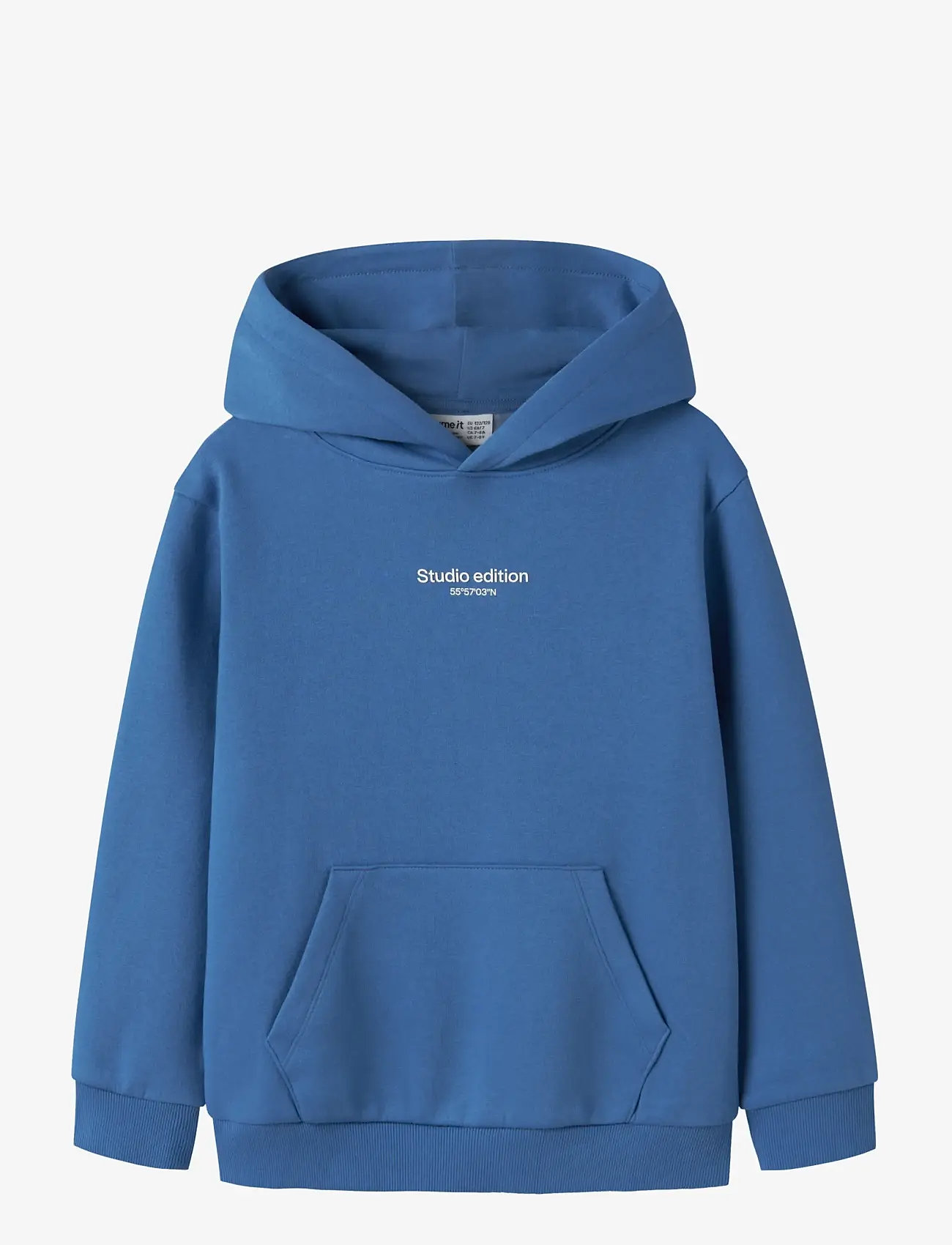 name it NKMBRODY LS NREG SWEAT WH BRU NOOS - Osta suuruse järgi - DELFT / blue