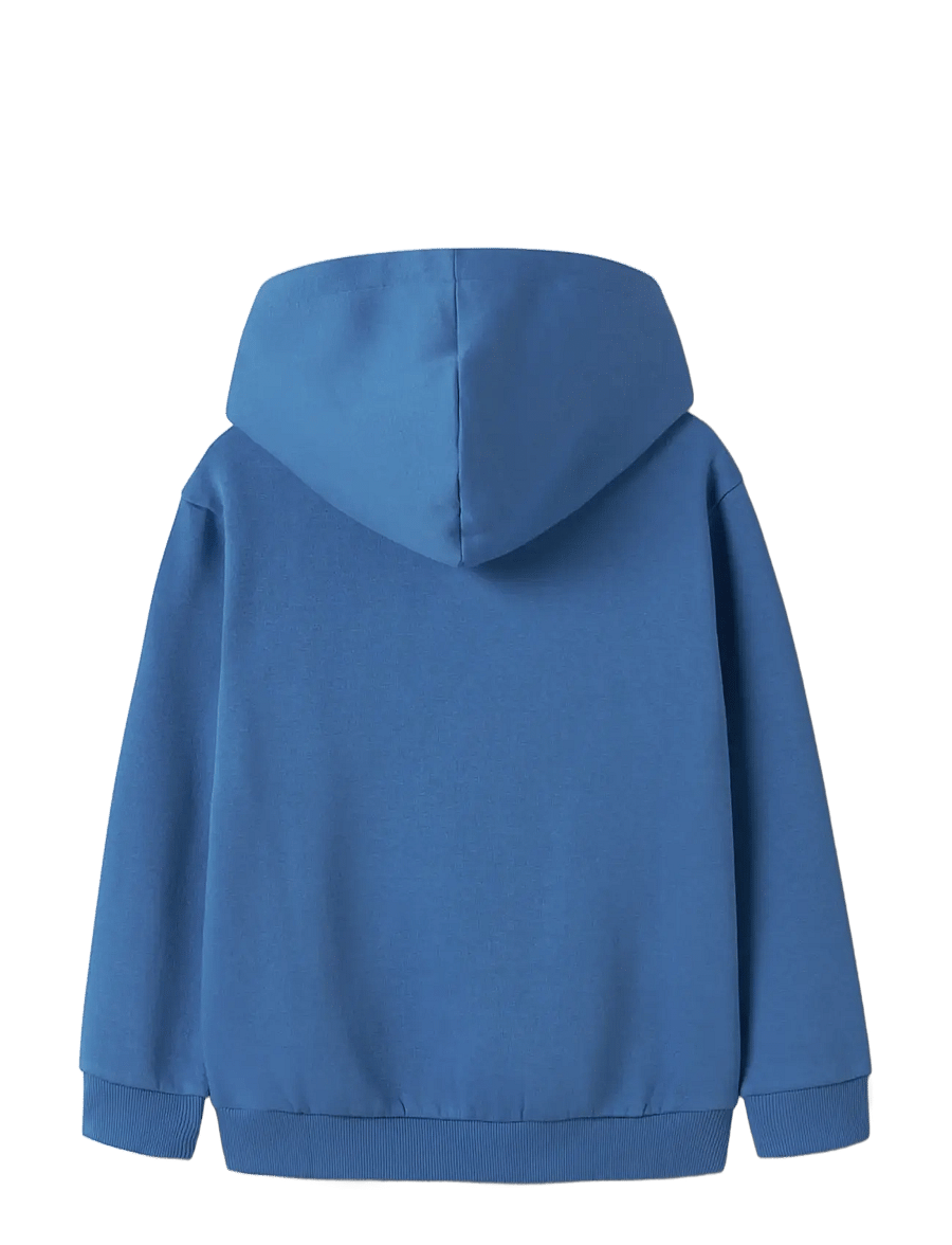 name it - NKMBRODY LS NREG SWEAT WH BRU NOOS - kapuzenpullover - delft - 2