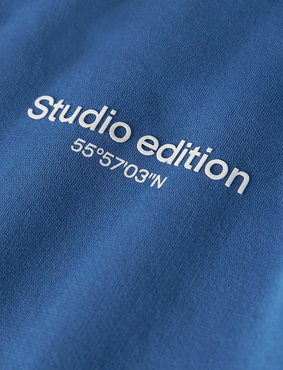 name it - NKMBRODY LS NREG SWEAT WH BRU NOOS - kapuzenpullover - delft - 3