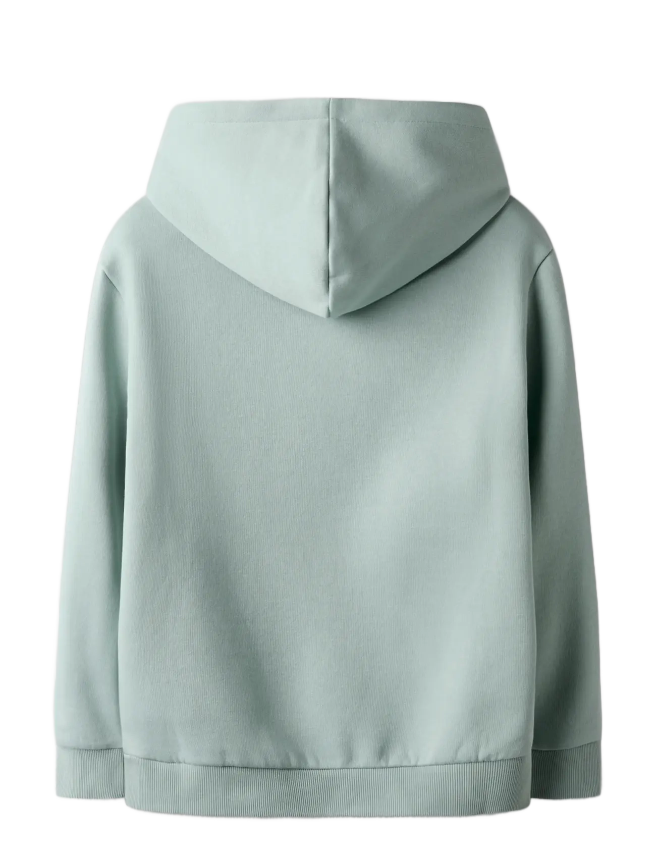name it - NKMBRODY LS NREG SWEAT WH BRU NOOS - kapuzenpullover - jadeite - 1