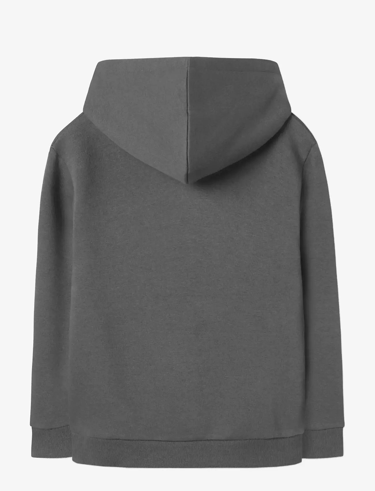 name it - NKMBRODY LS NREG SWEAT WH BRU NOOS - hættetrøjer - lava smoke - 2