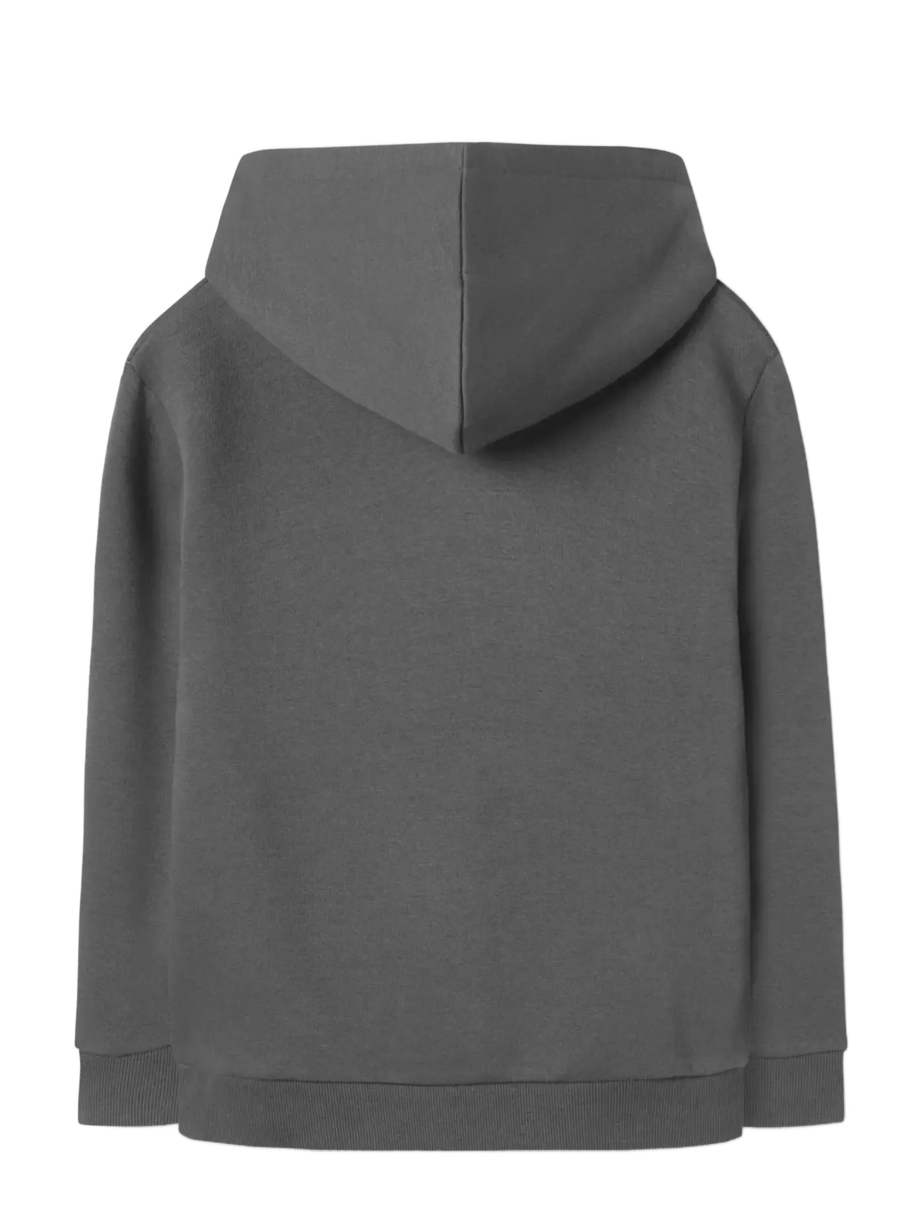 name it - NKMBRODY LS NREG SWEAT WH BRU NOOS - kapuzenpullover - lava smoke - 2