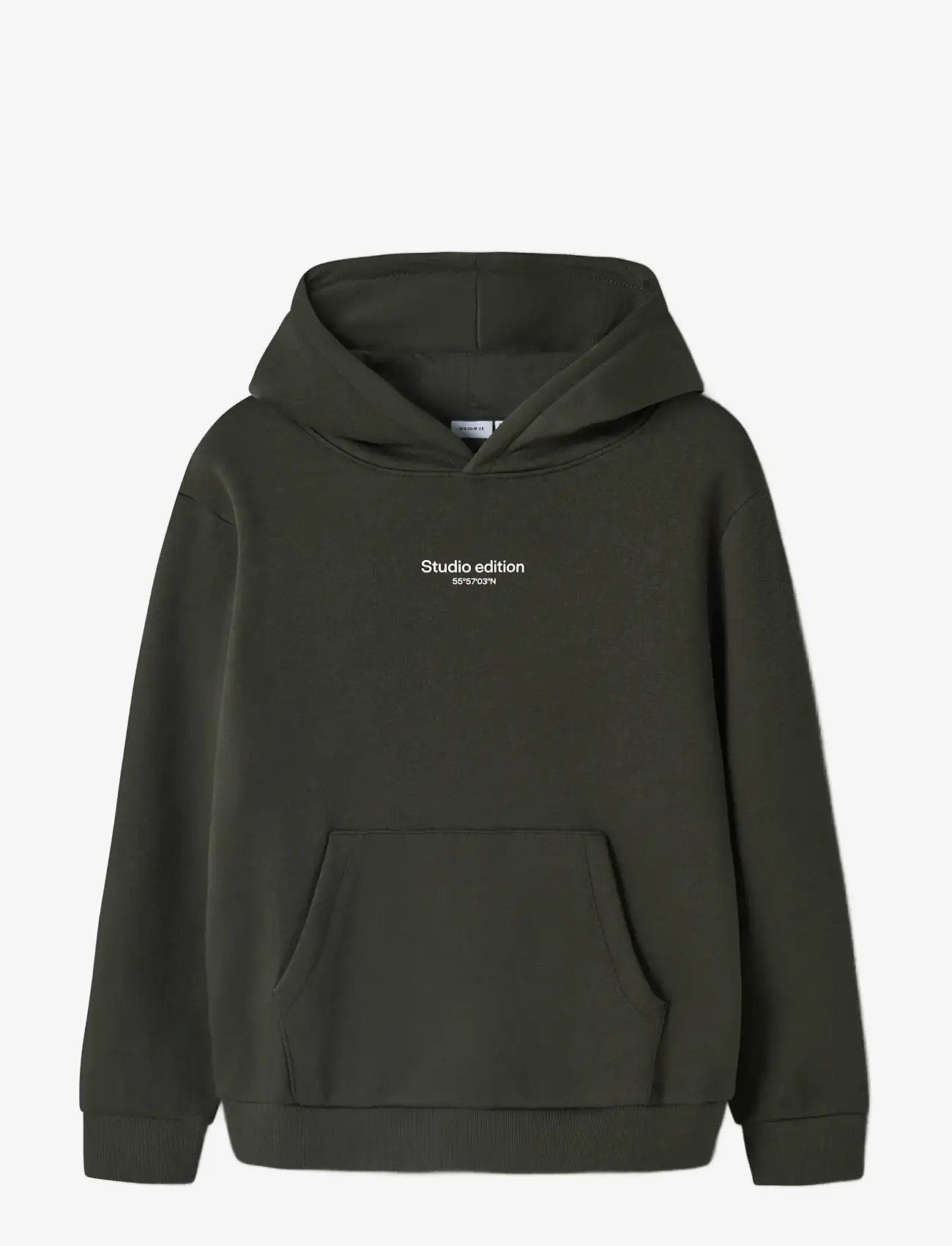 name it - NKMBRODY LS NREG SWEAT WH BRU NOOS - kapuzenpullover - rosin - 3