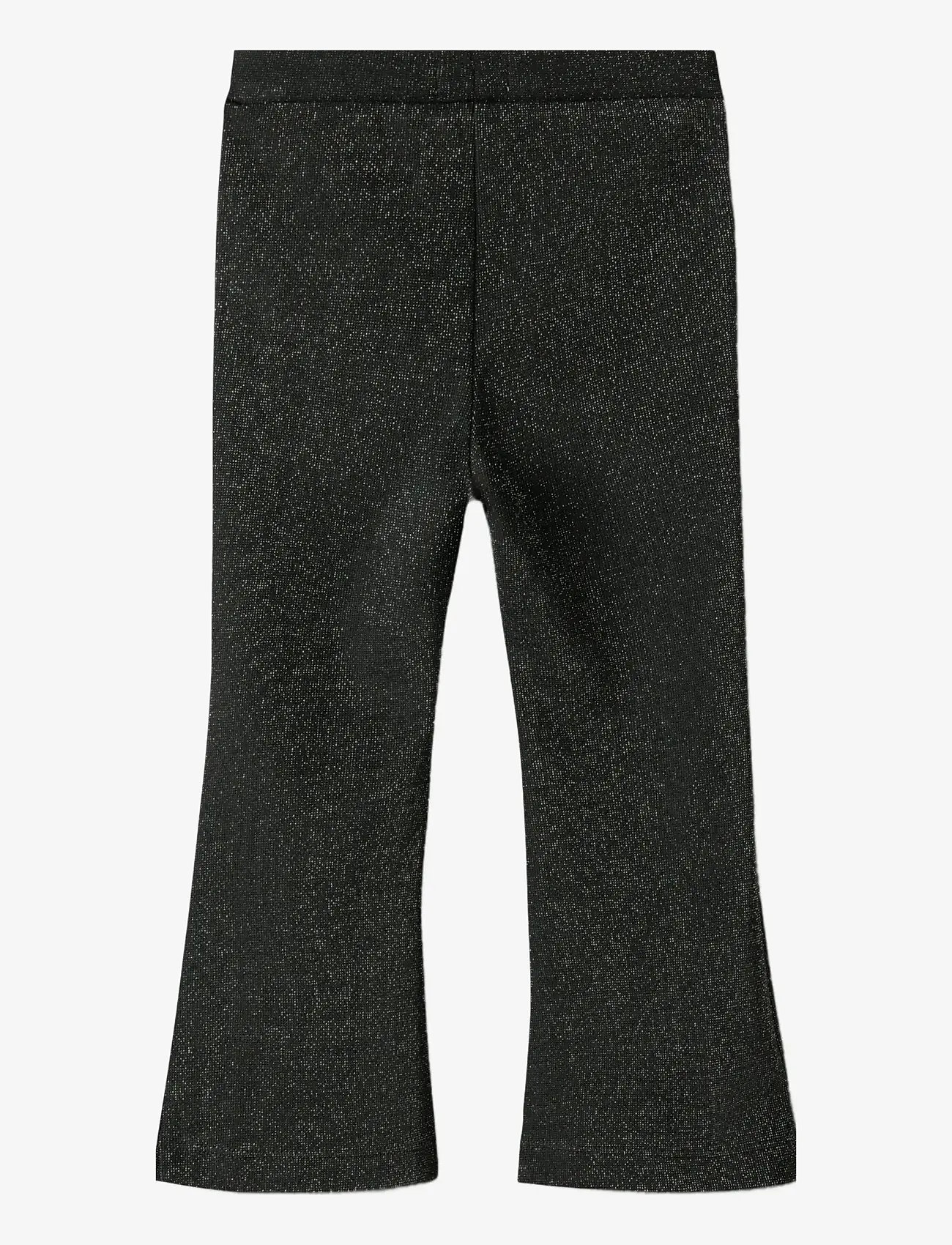 name it - NMFROISIN BOOTCUT PANT - babybukser - black - 2