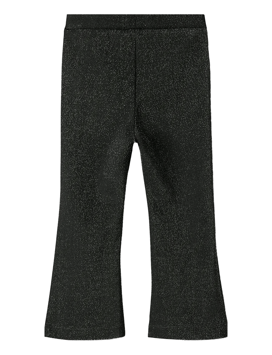 name it - NMFROISIN BOOTCUT PANT - kelnytės kūdikiams - black - 2