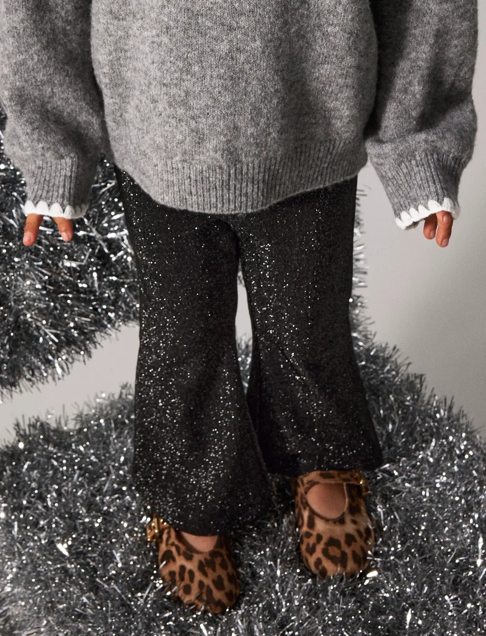 name it - NMFROISIN BOOTCUT PANT - beebipüksid - black - 0