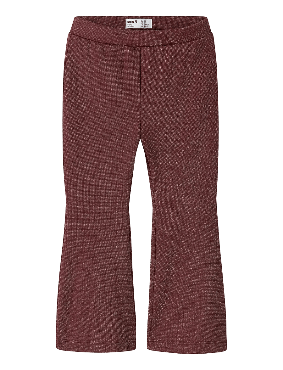 name it - NMFROISIN BOOTCUT PANT - babyhosen - burgundy - 1