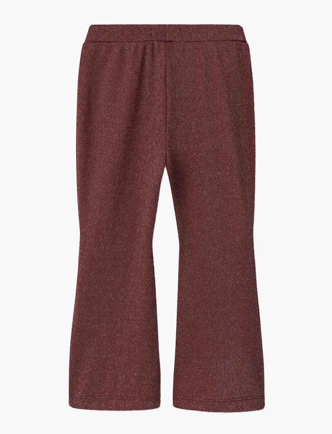 name it - NMFROISIN BOOTCUT PANT - herbstliche kleidung - burgundy - 1