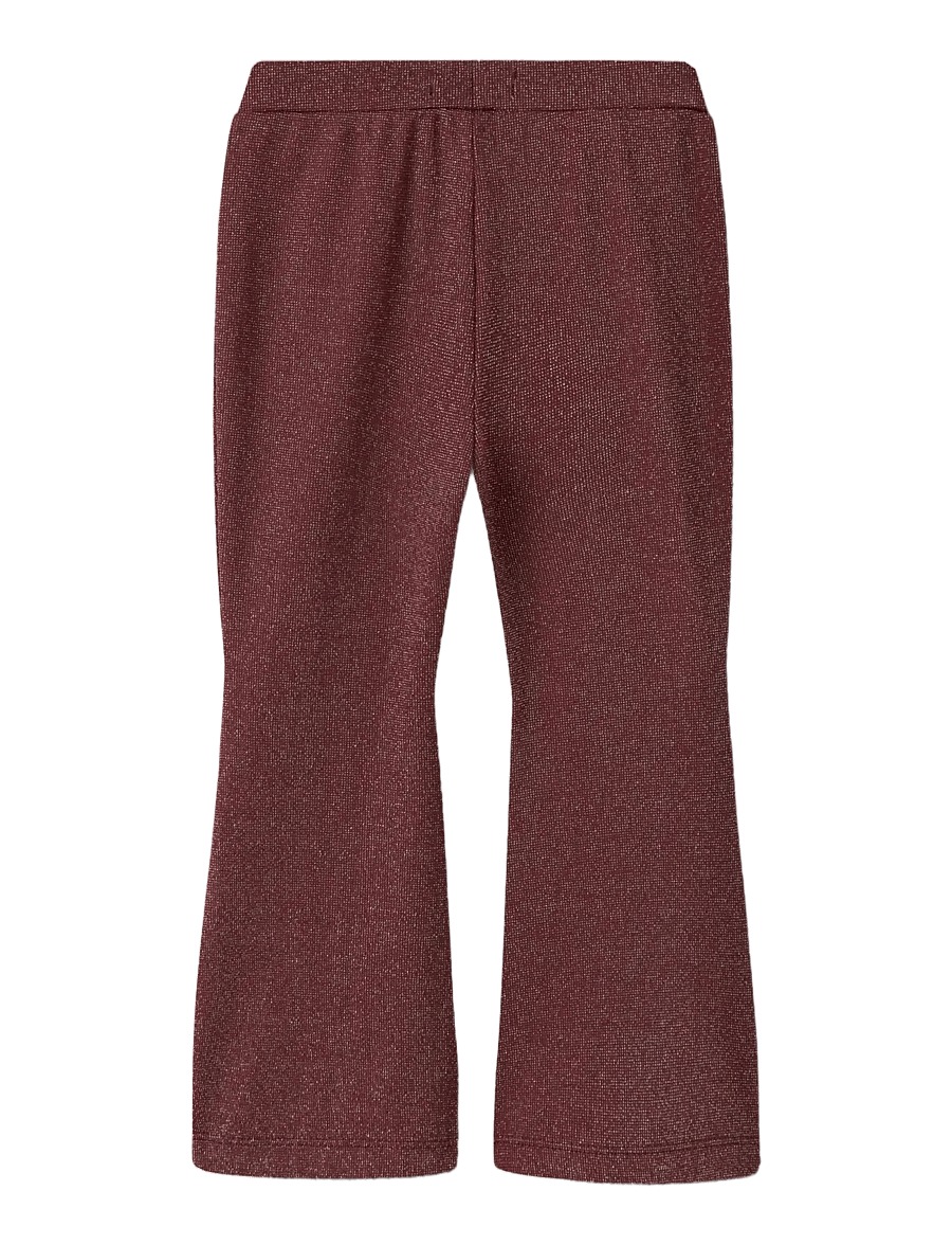 name it - NMFROISIN BOOTCUT PANT - babyhosen - burgundy - 2