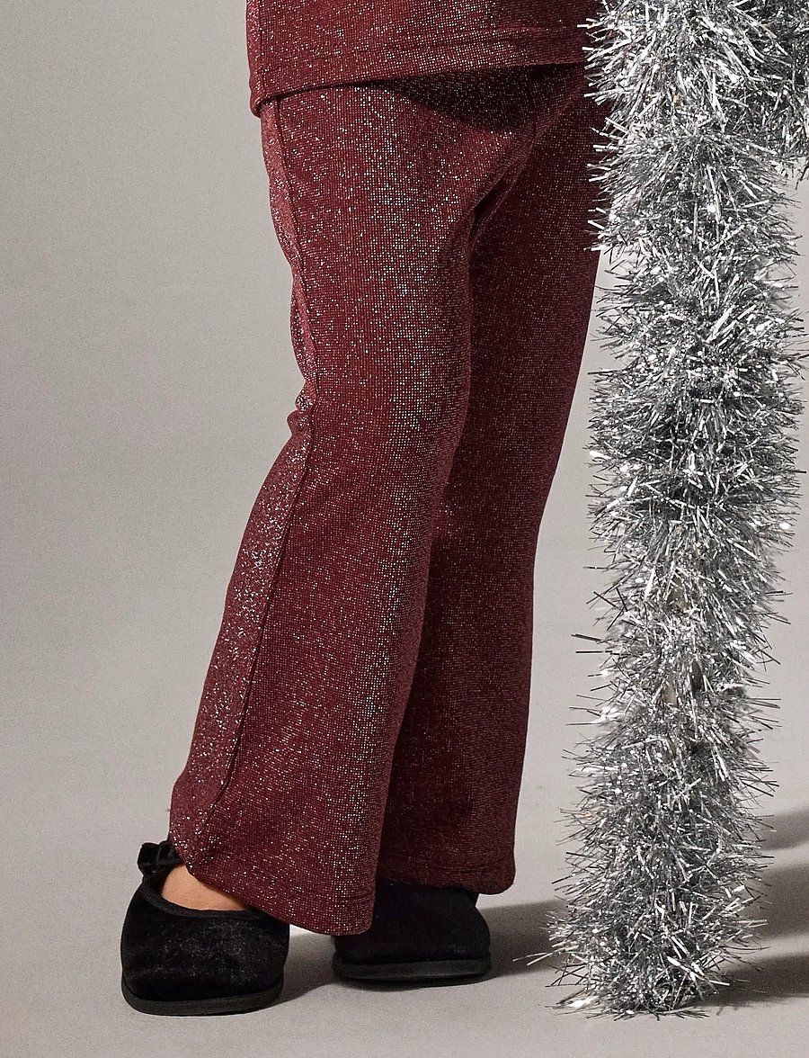 name it - NMFROISIN BOOTCUT PANT - babyhosen - burgundy - 3