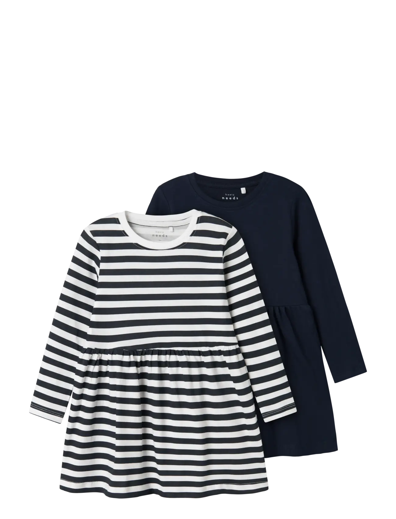 name it NMFVIVIA LS DRESS 2P NOOS - Tøj - DARK SAPPHIRE / navy