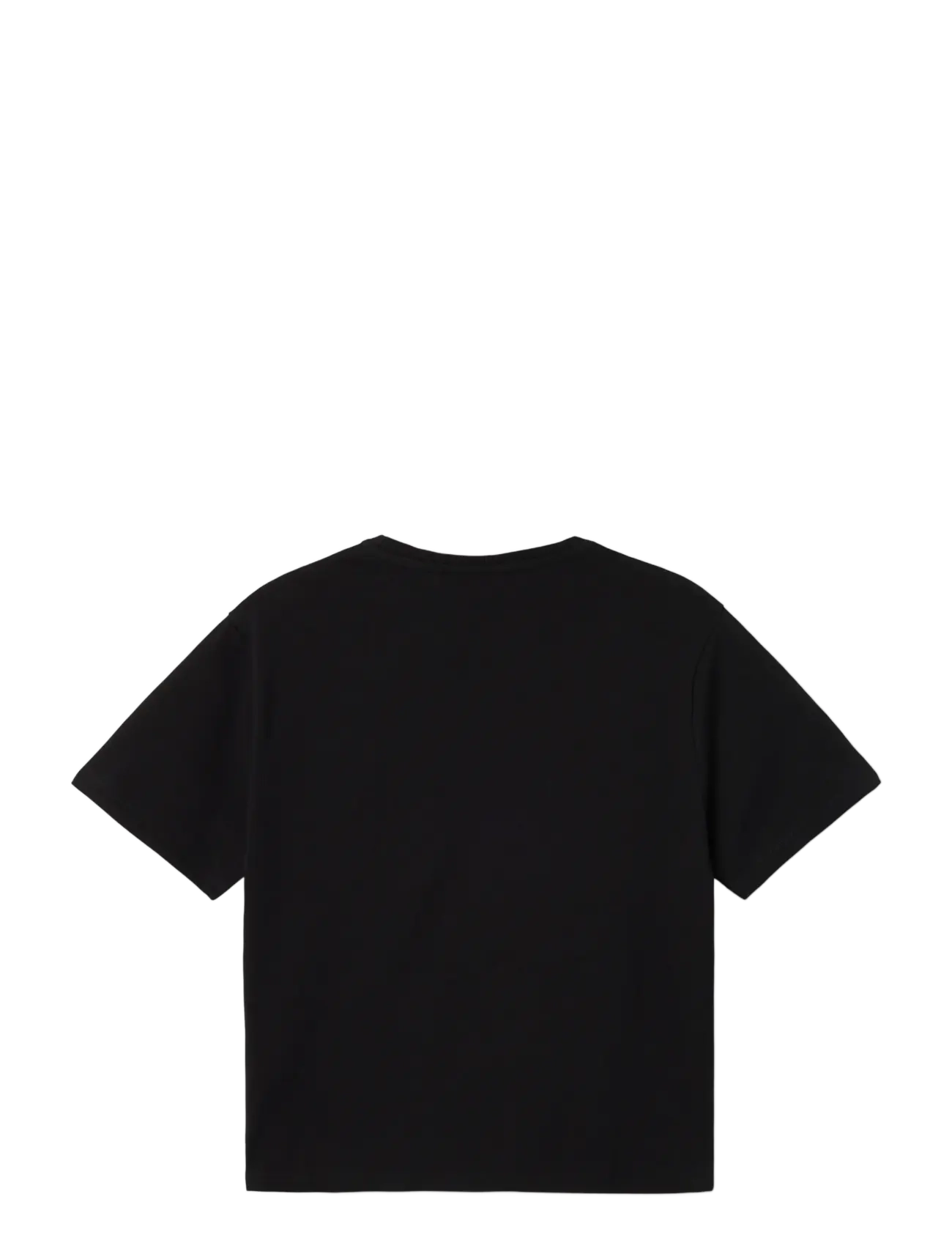 name it - NKFNYRI STITCH SS NREG TOP BOX LNOOS WDI - kortærmede t-shirts - black - 1