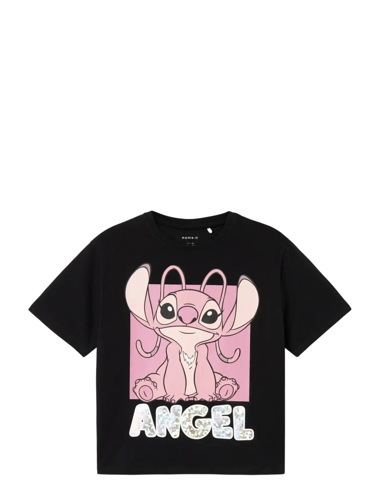 name it - NKFNYRI STITCH SS NREG TOP BOX LNOOS WDI - kortærmede t-shirts - black - 2